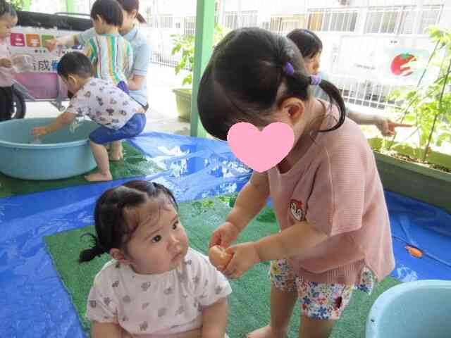 こうやってするんだよ！