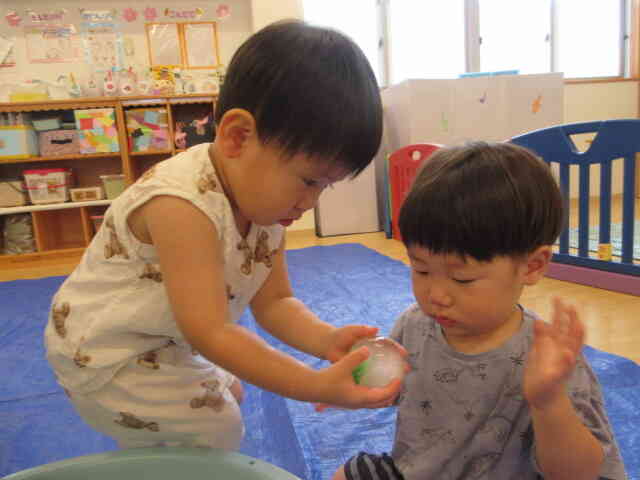 普段の遊びの様子♪(うさぎ・あひる組)