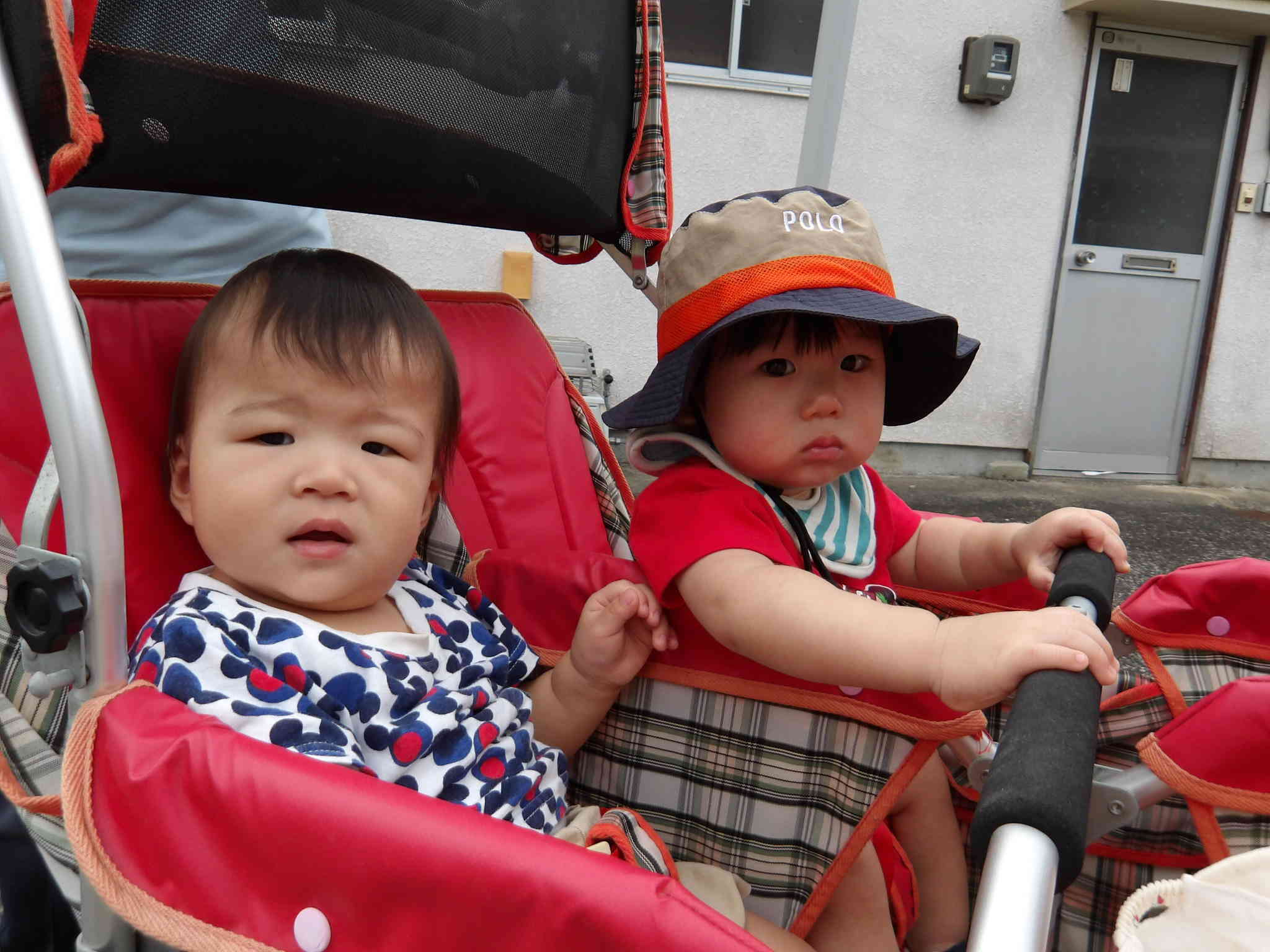 バギーに乗ってどこに行くのかな