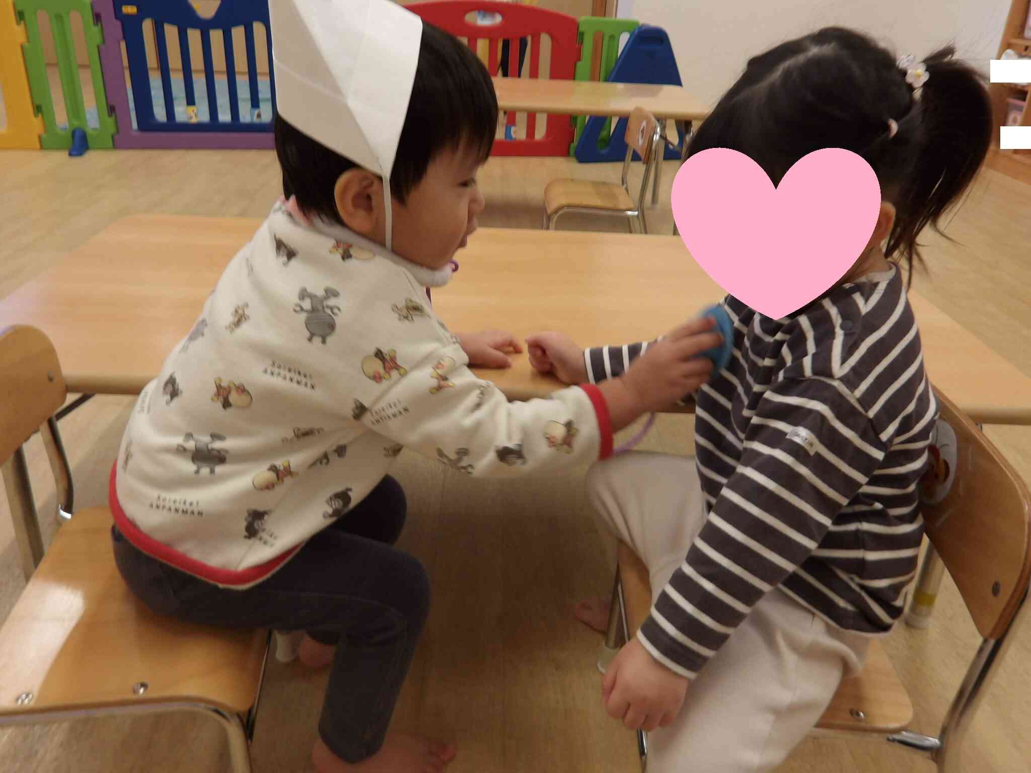 診察しますね～