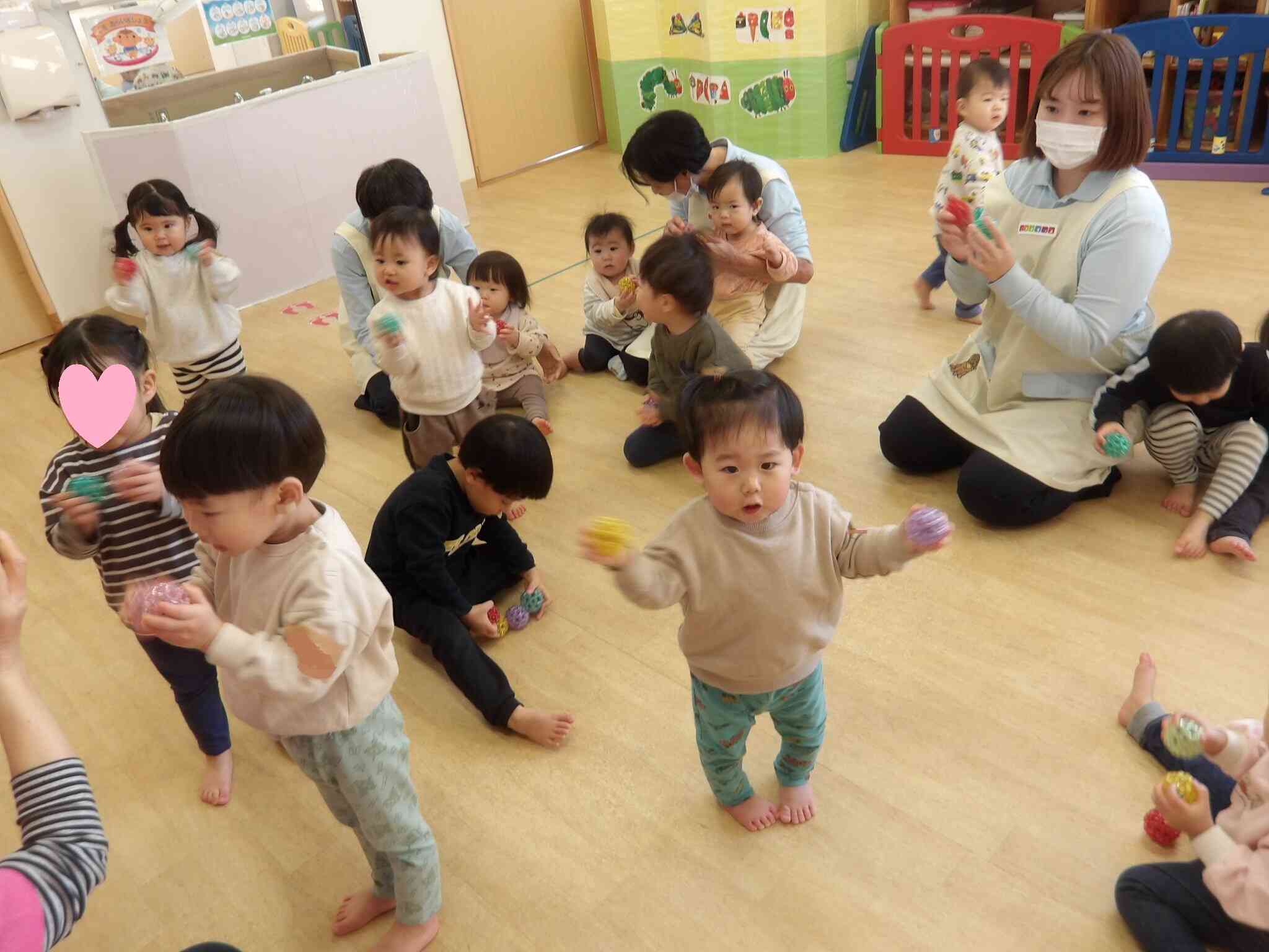 キララの楽器を使って体を動かしたよ。