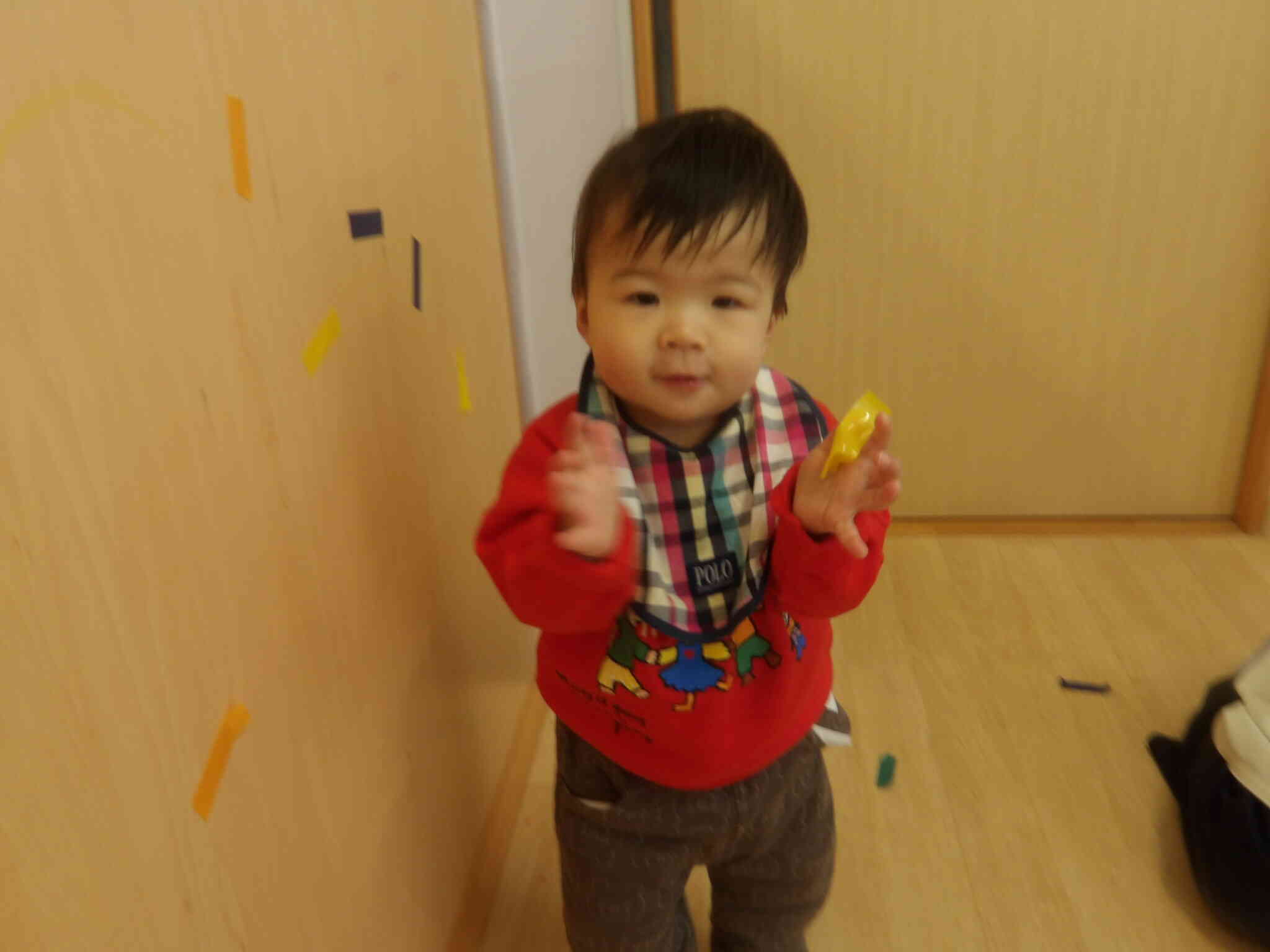 テープ取れて嬉しいな！