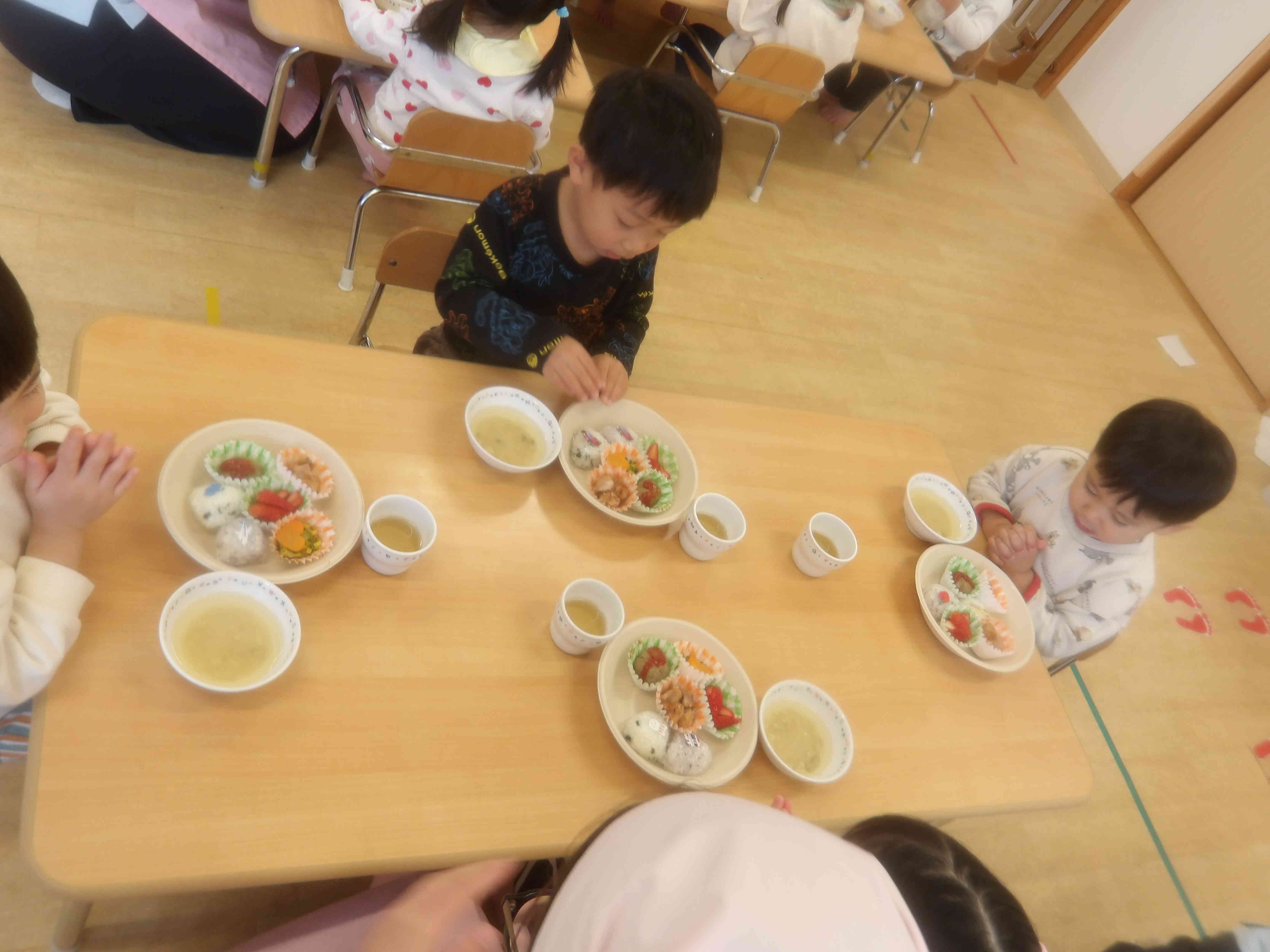 お別れ給食（全クラス）