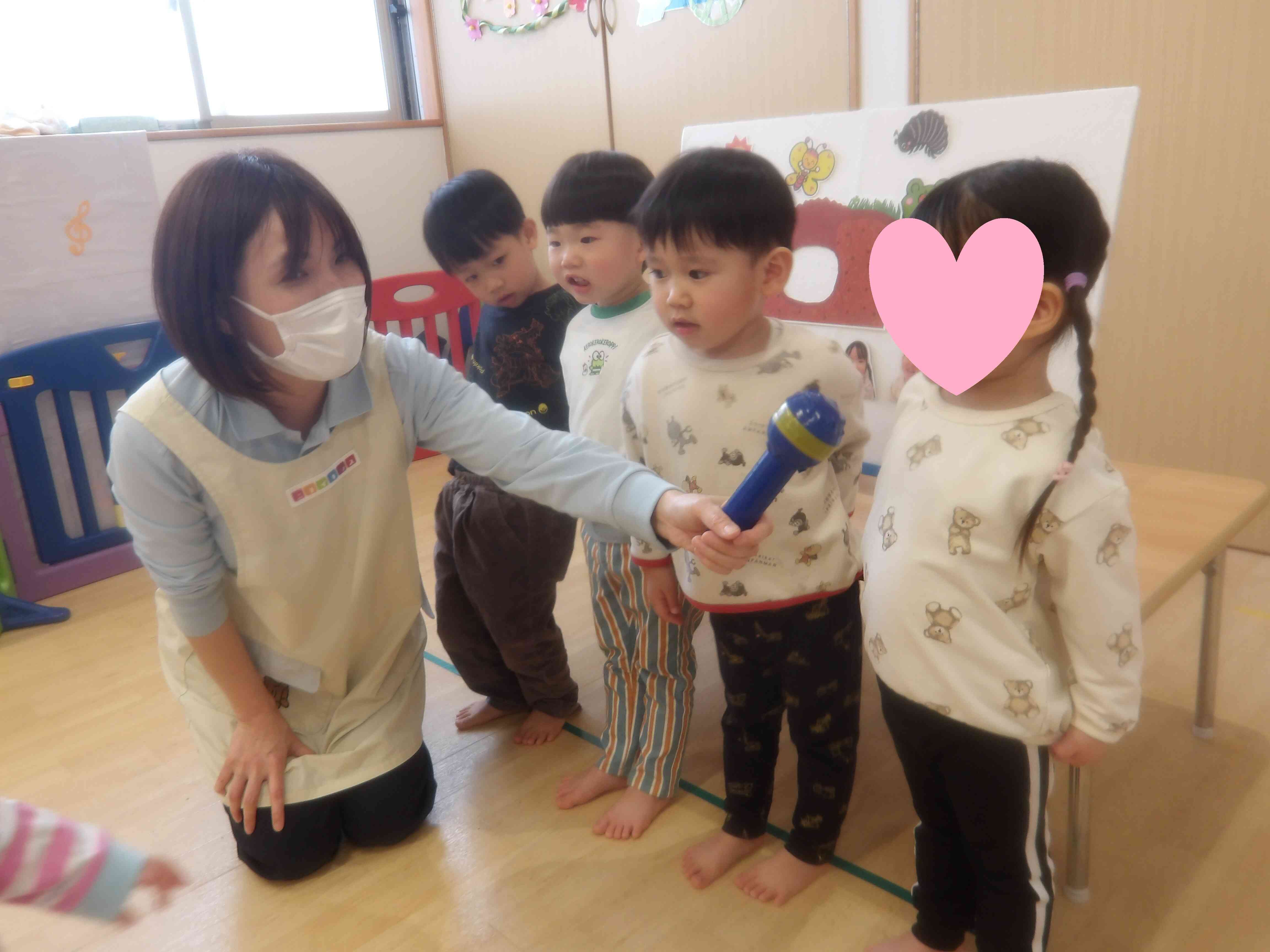 次に行く保育園を教えてくれたAちゃんです