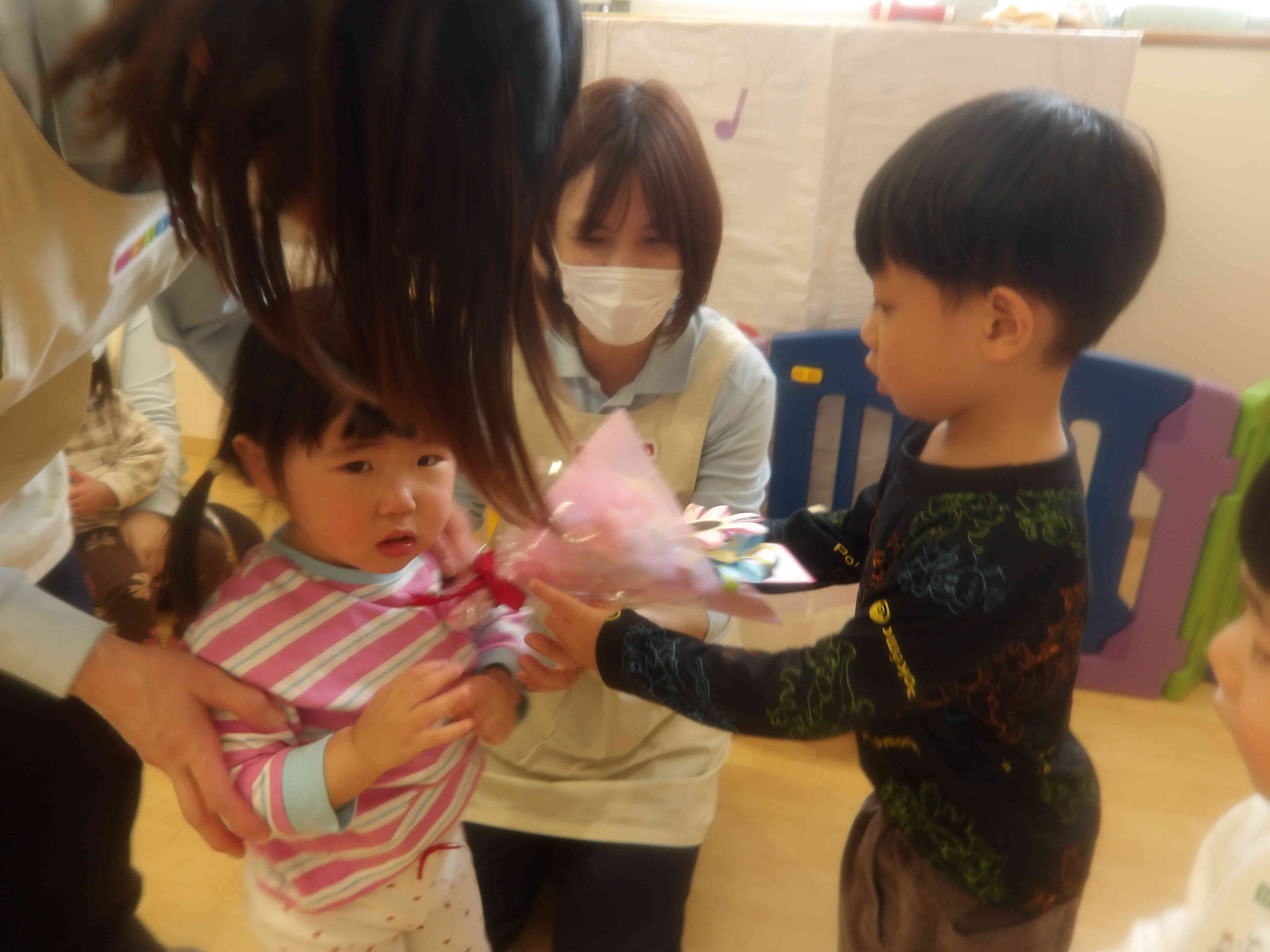 たくさん遊んでくれてありがとう