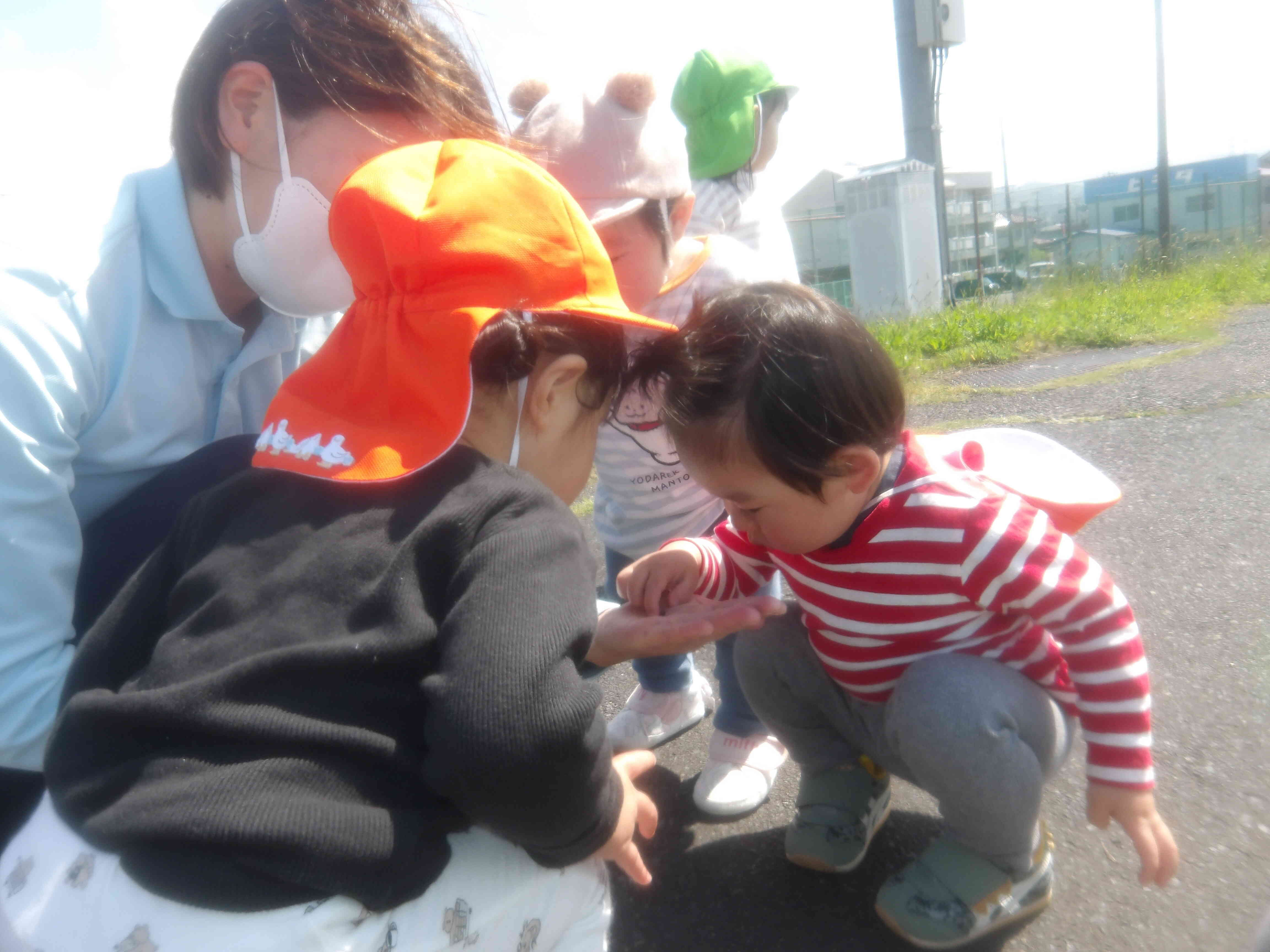 土手沿い散歩に行きました！