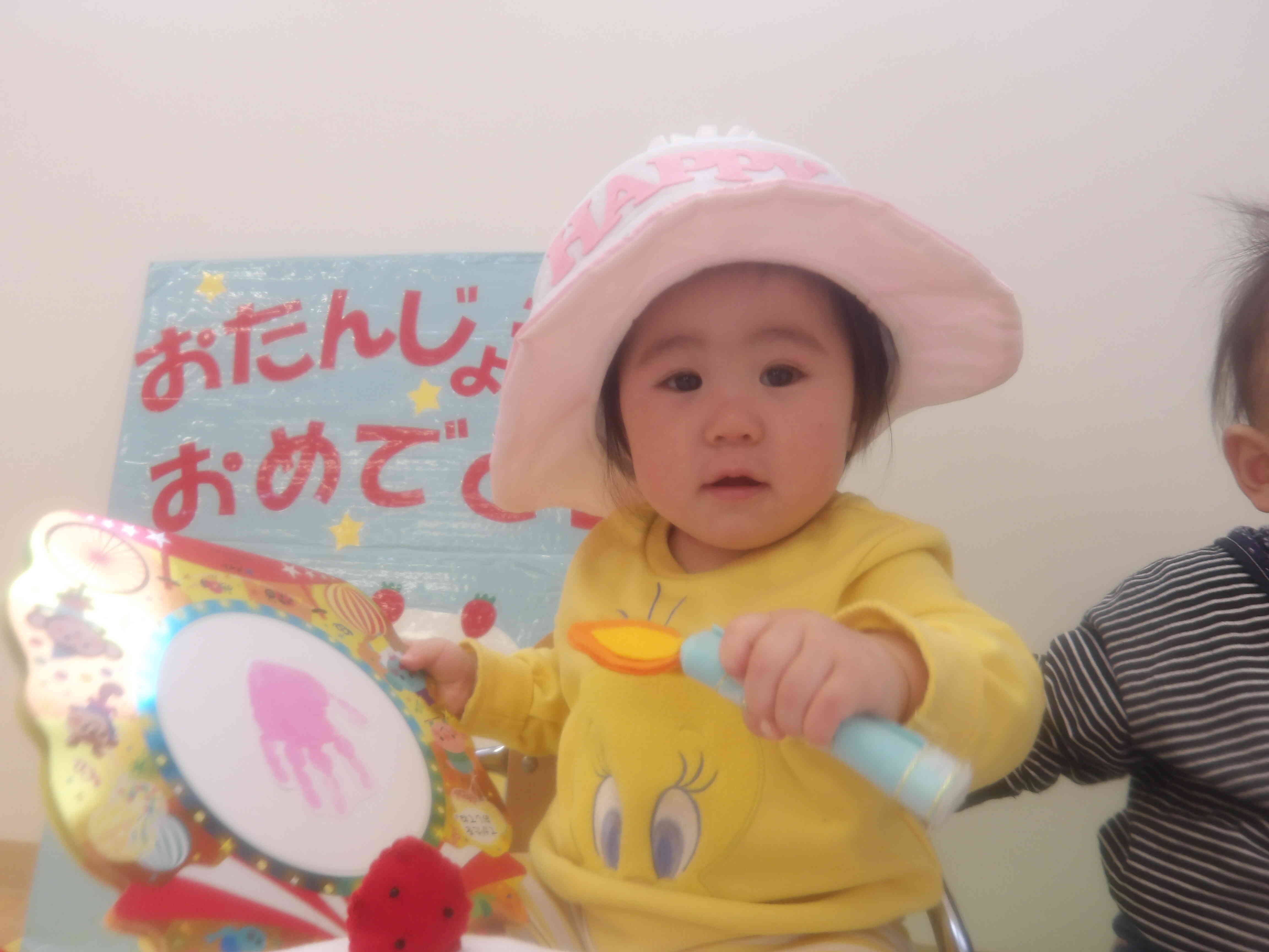 4月の誕生児のお祝いをしましたよ！