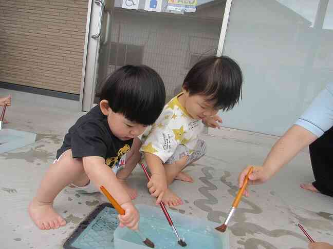 水しぶきも気持ちいい