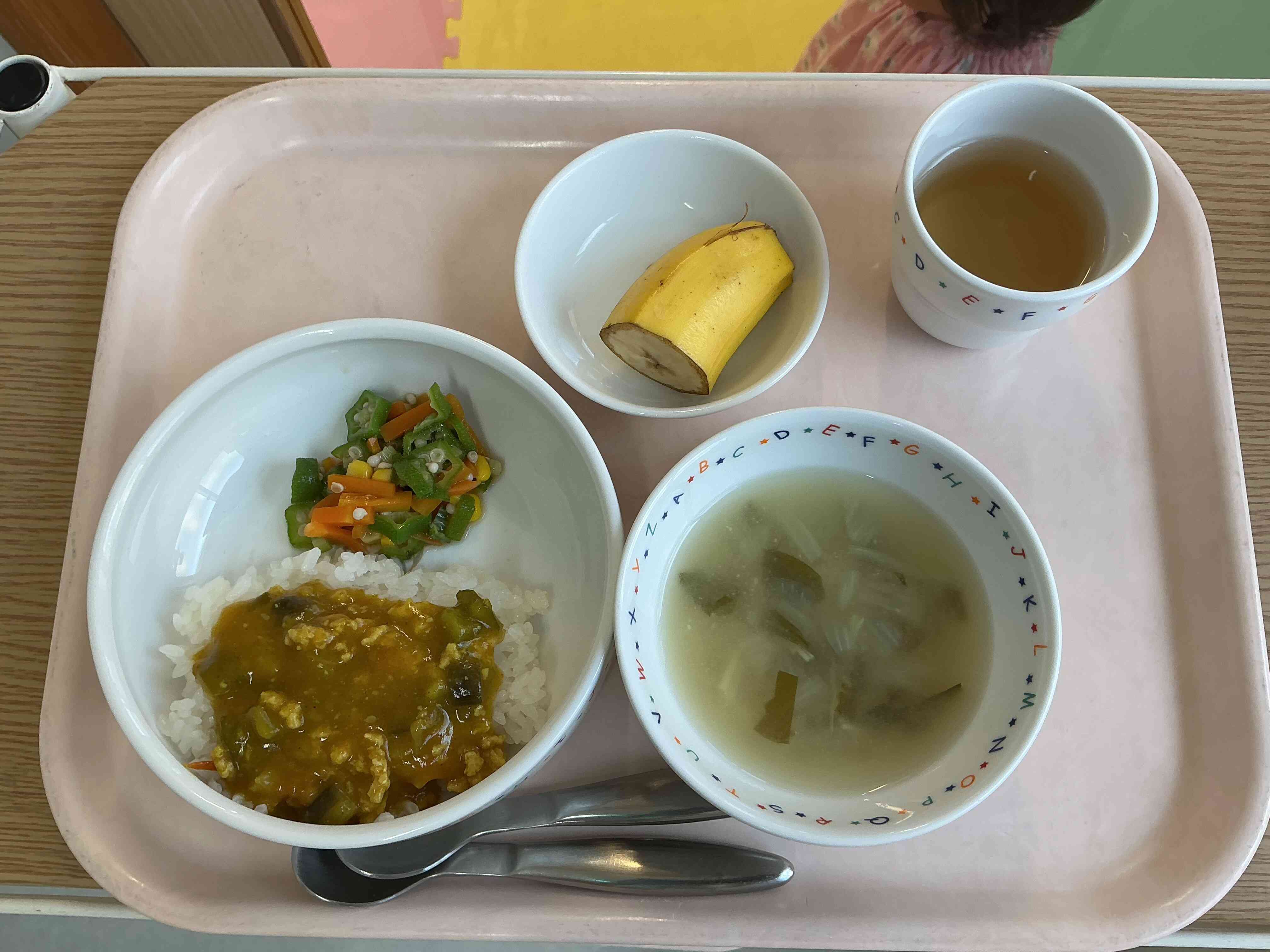 夏野菜カレー（８月３１日）
