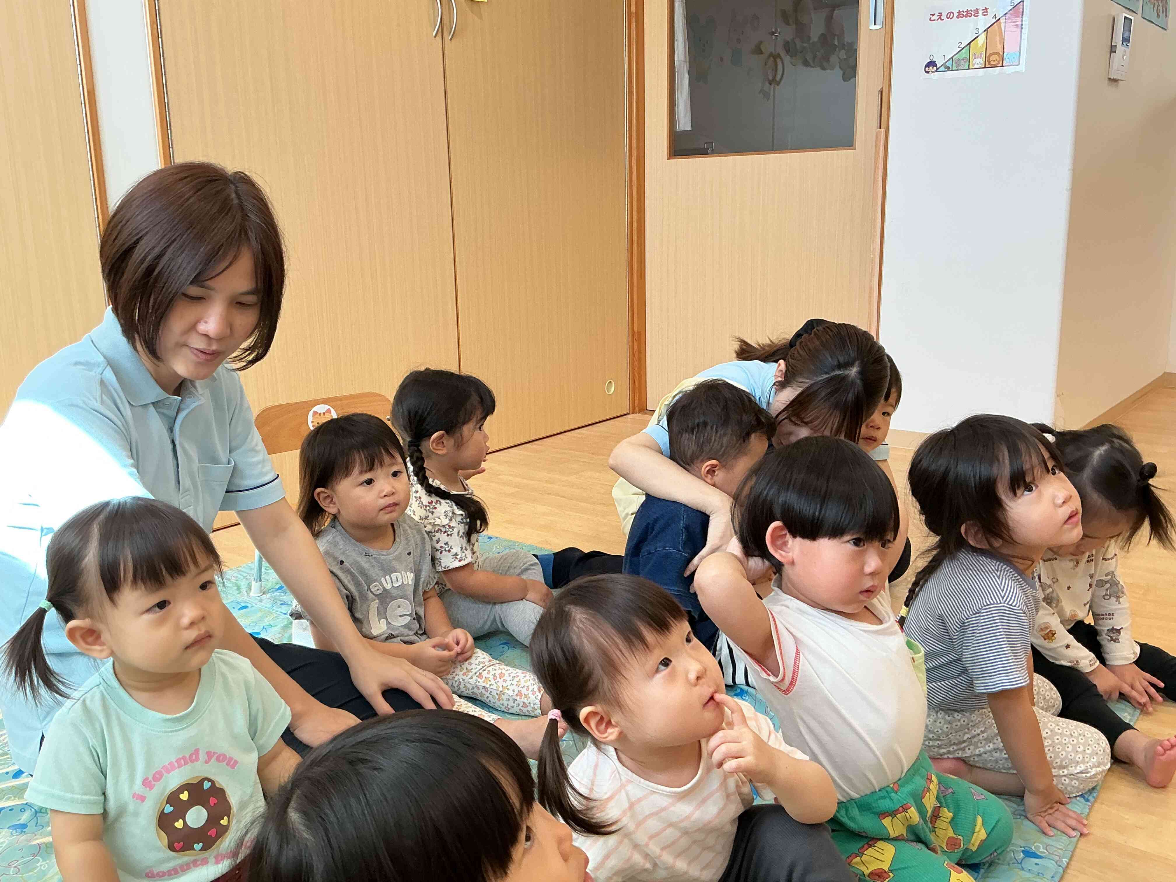 お話を聞く姿がとても上手な子どもたちでした。
