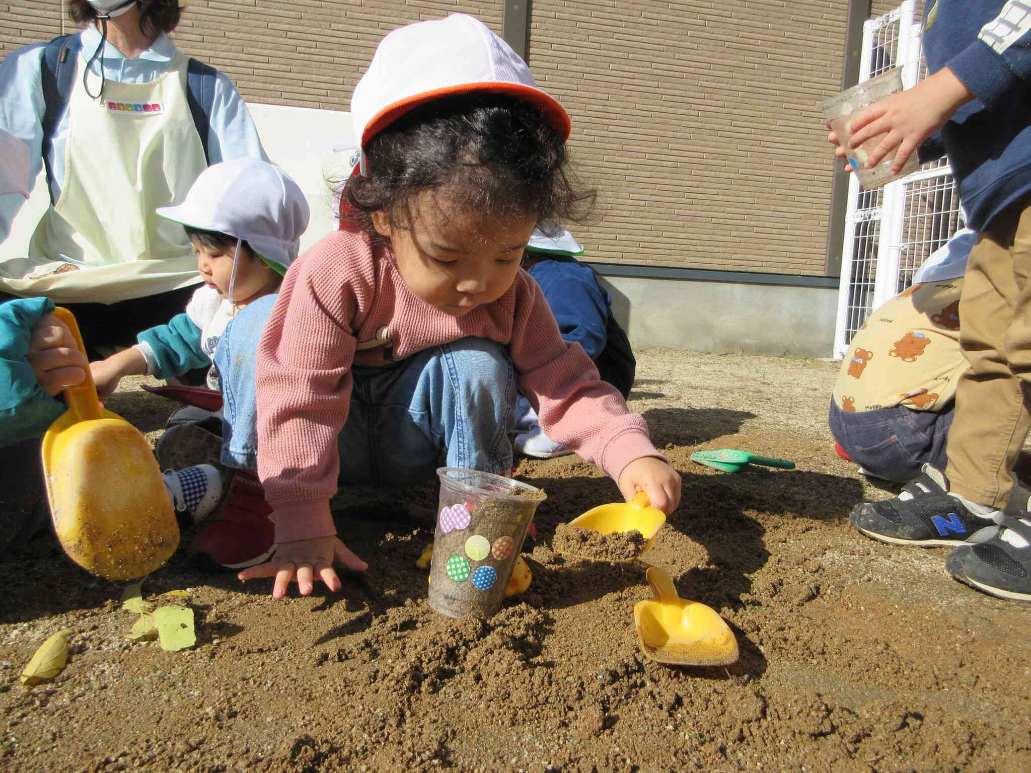 パフェ作ったよ〜とRちゃん