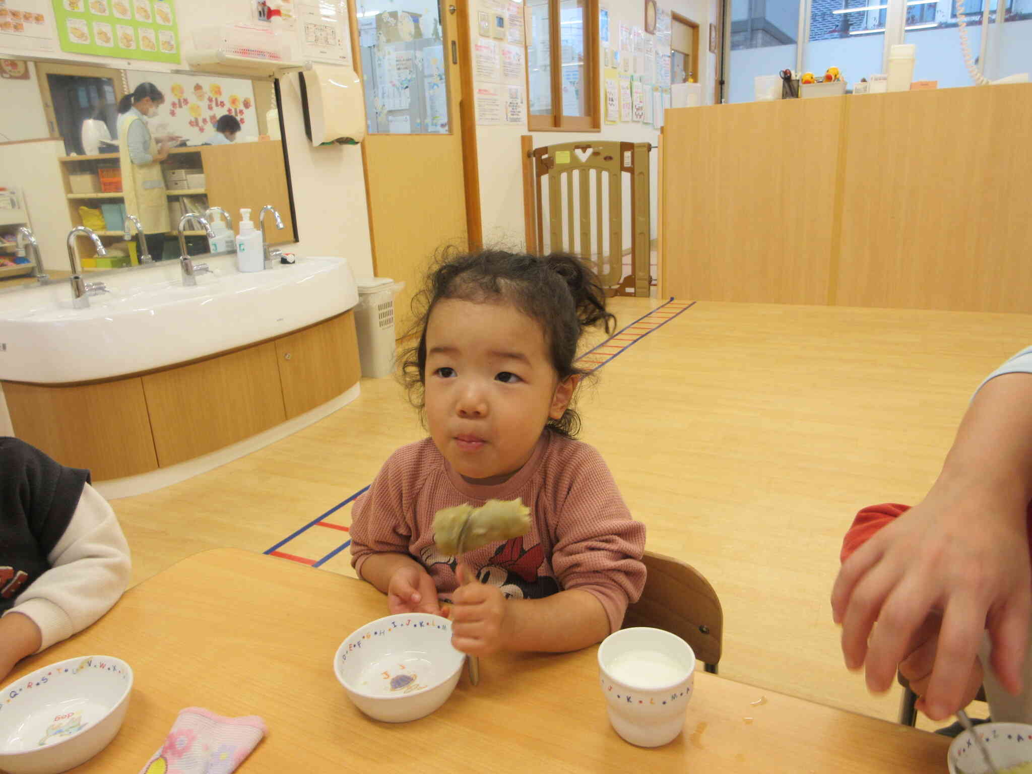 おやつの時間に食べたよ