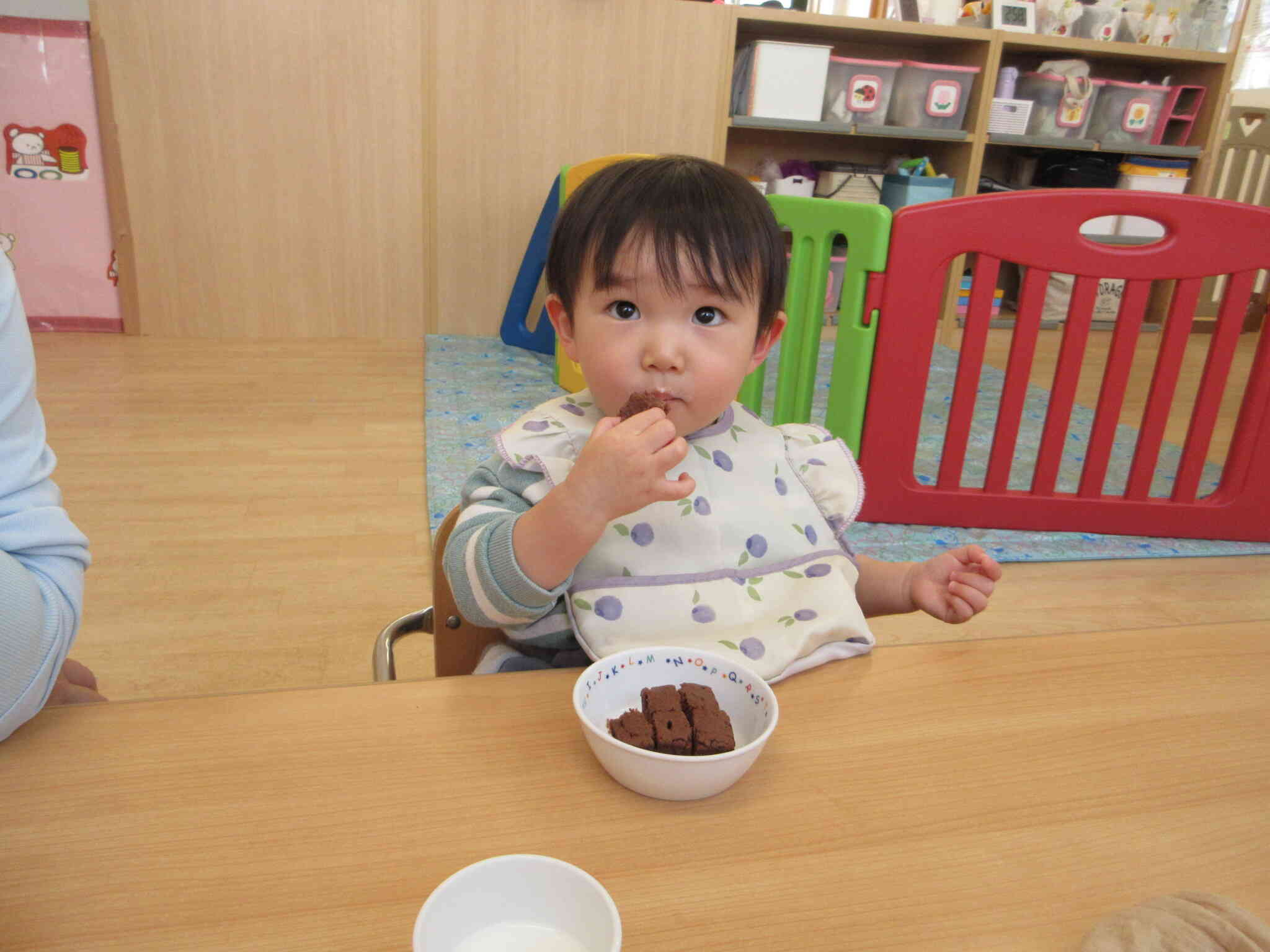 手掴みでぱくっ