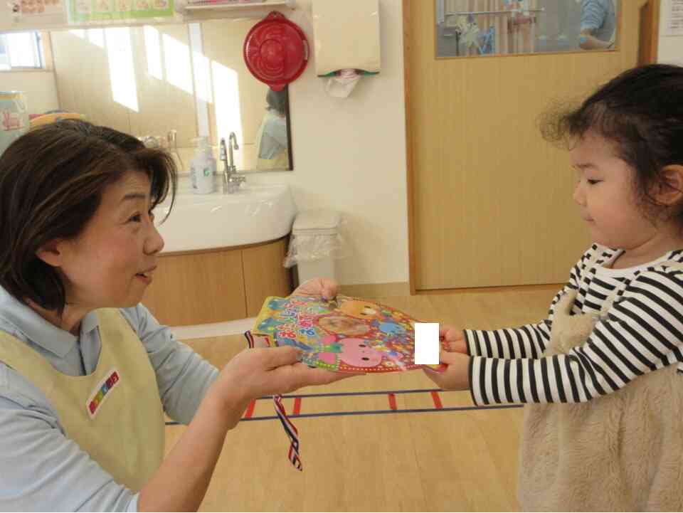 少し恥ずかしそうにしていたRちゃん。