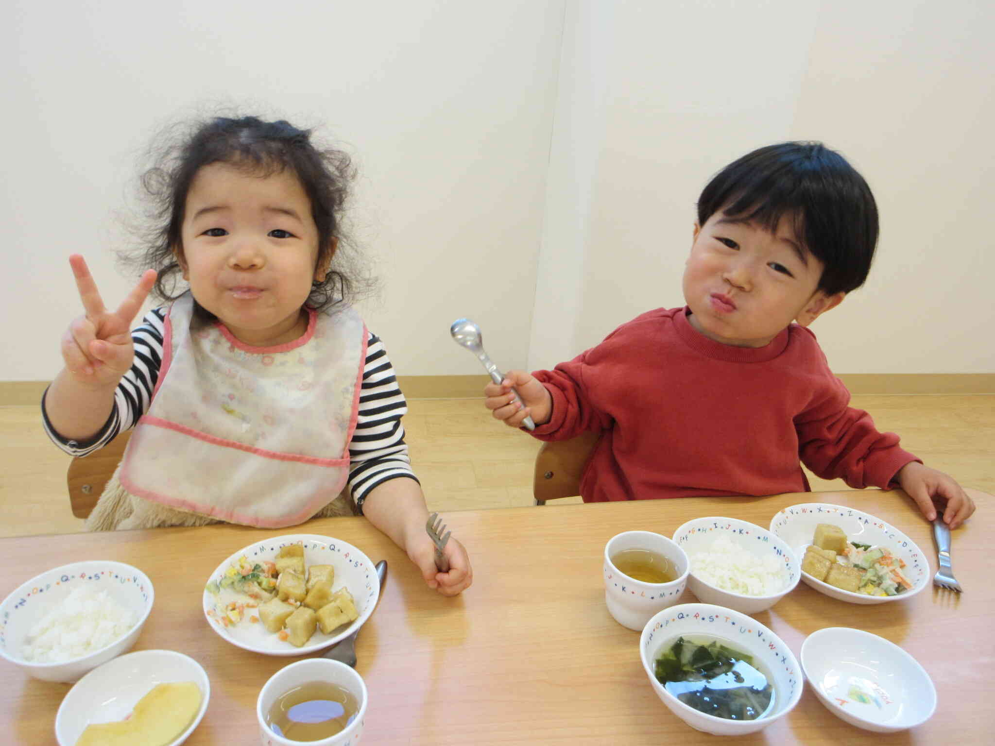 給食の時間の様子