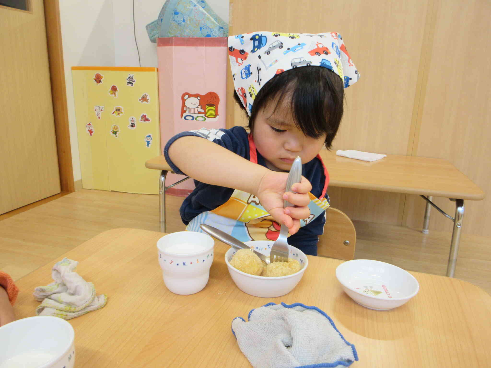 自分で作ったおはぎの味は格別だね♪