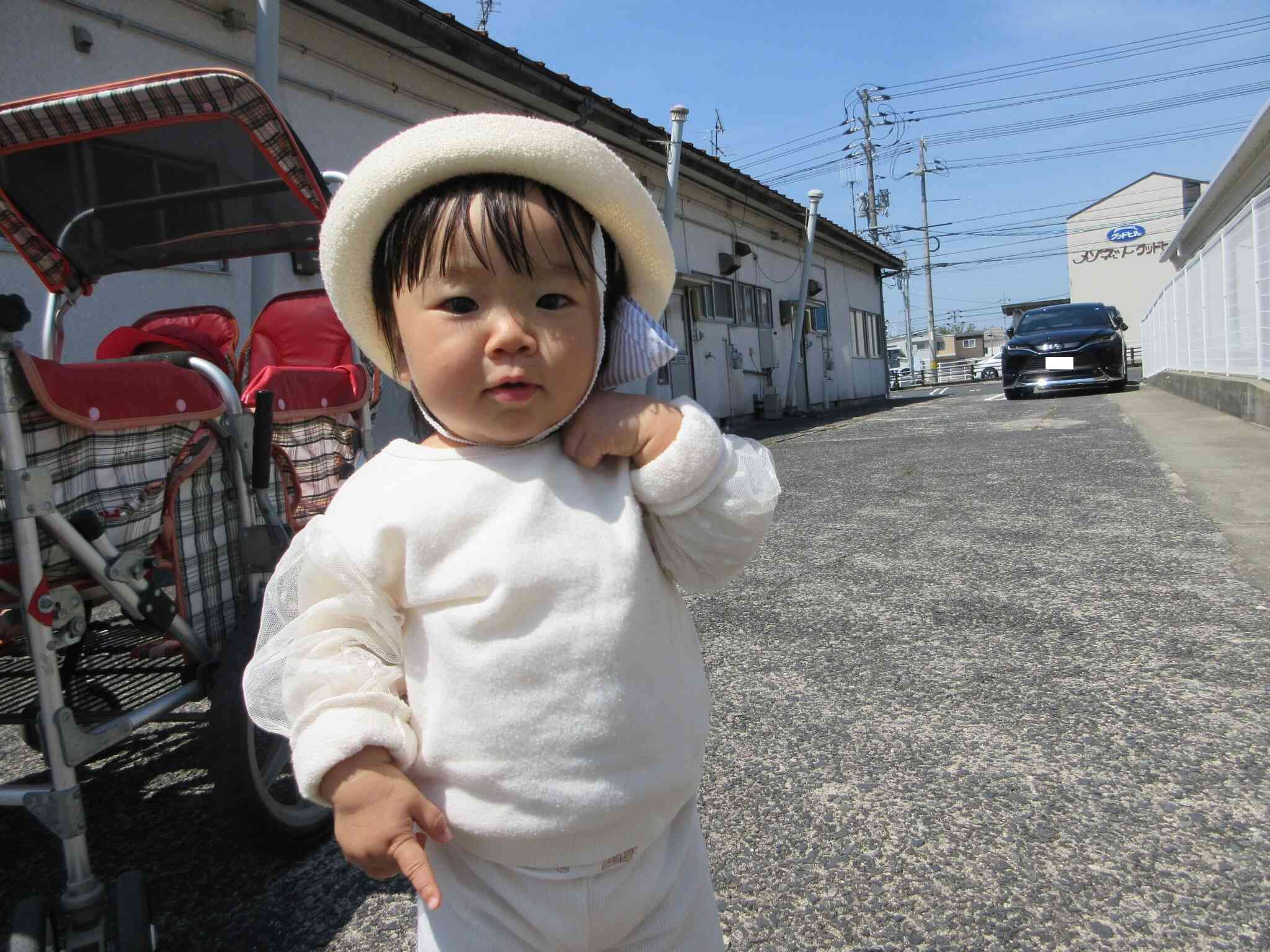 おさんぽ、きもちいいね（０歳児ひよこ組）