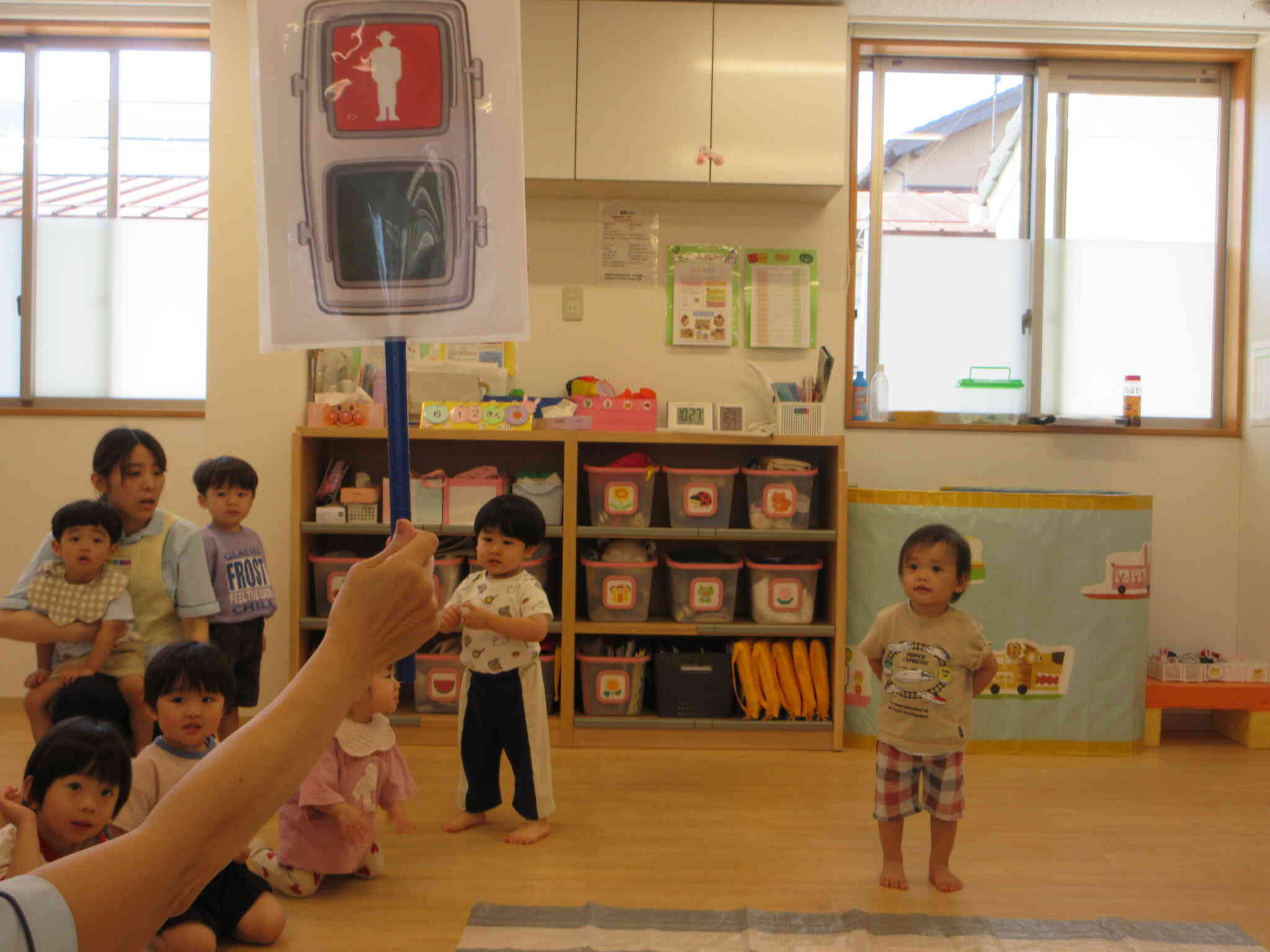交通安全指導をしました