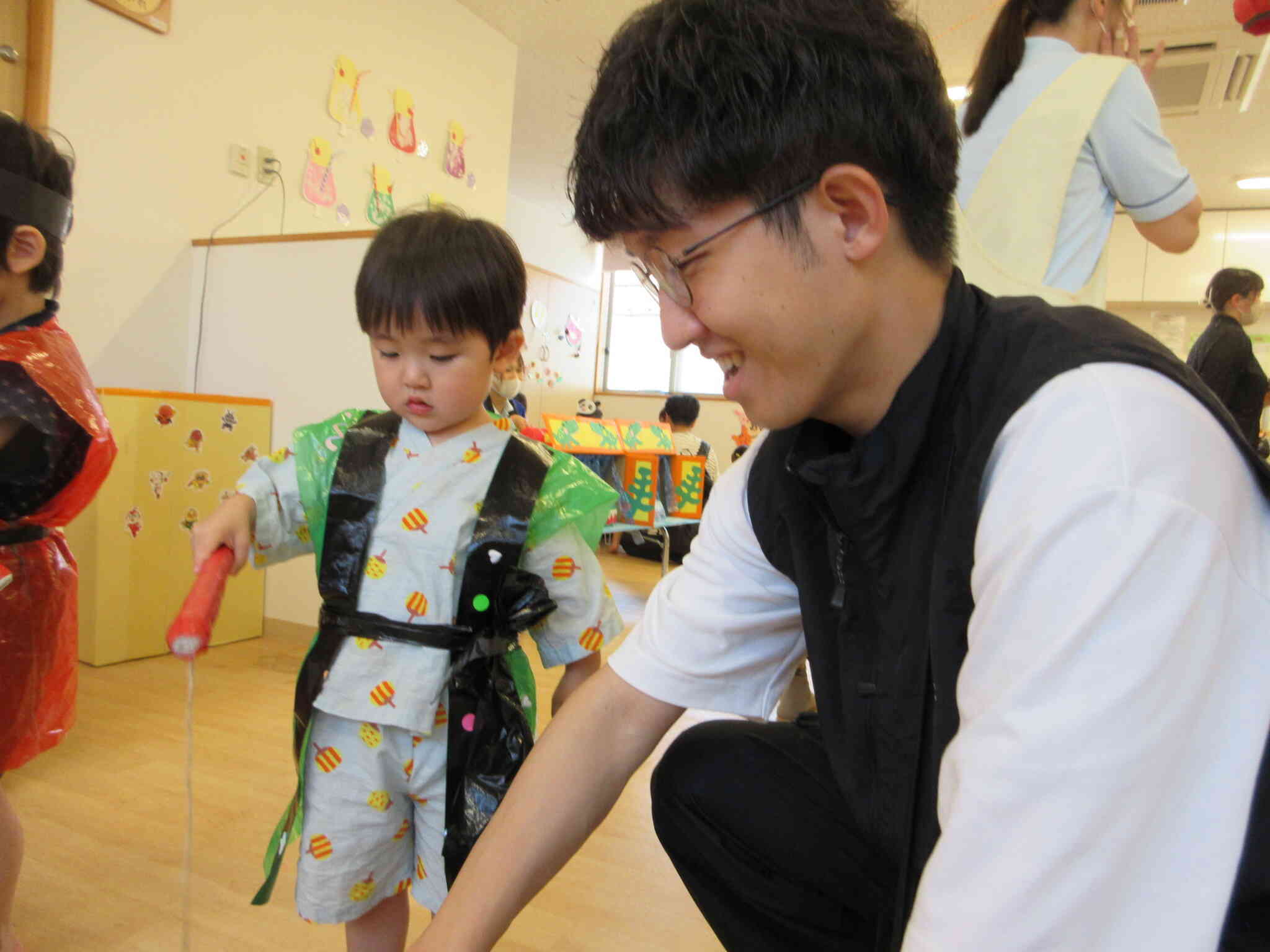 「だいすきなぶどうがつりたいな」とRくん。