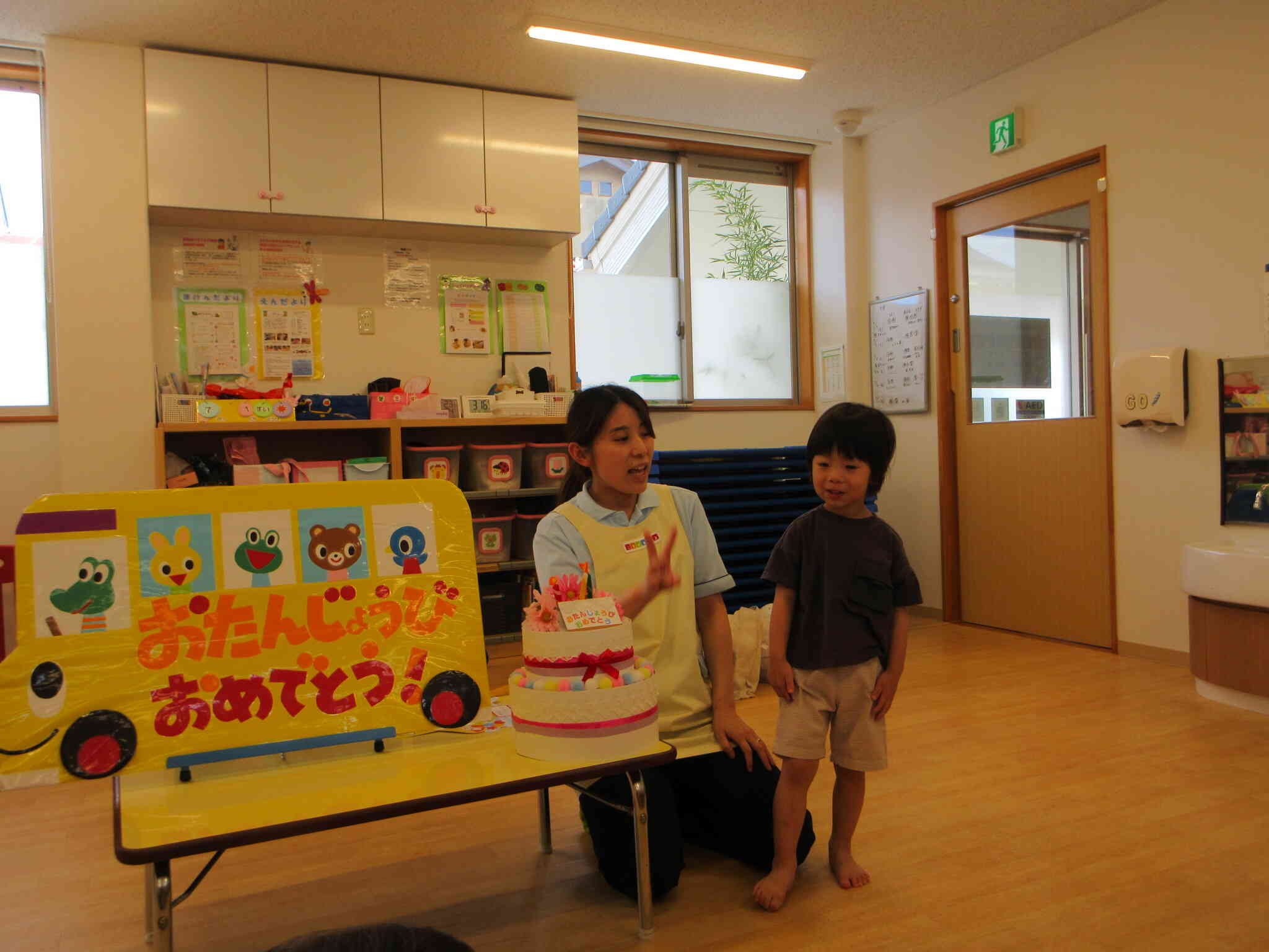 7月のお誕生日会をしました！（2歳児　うさぎ組）