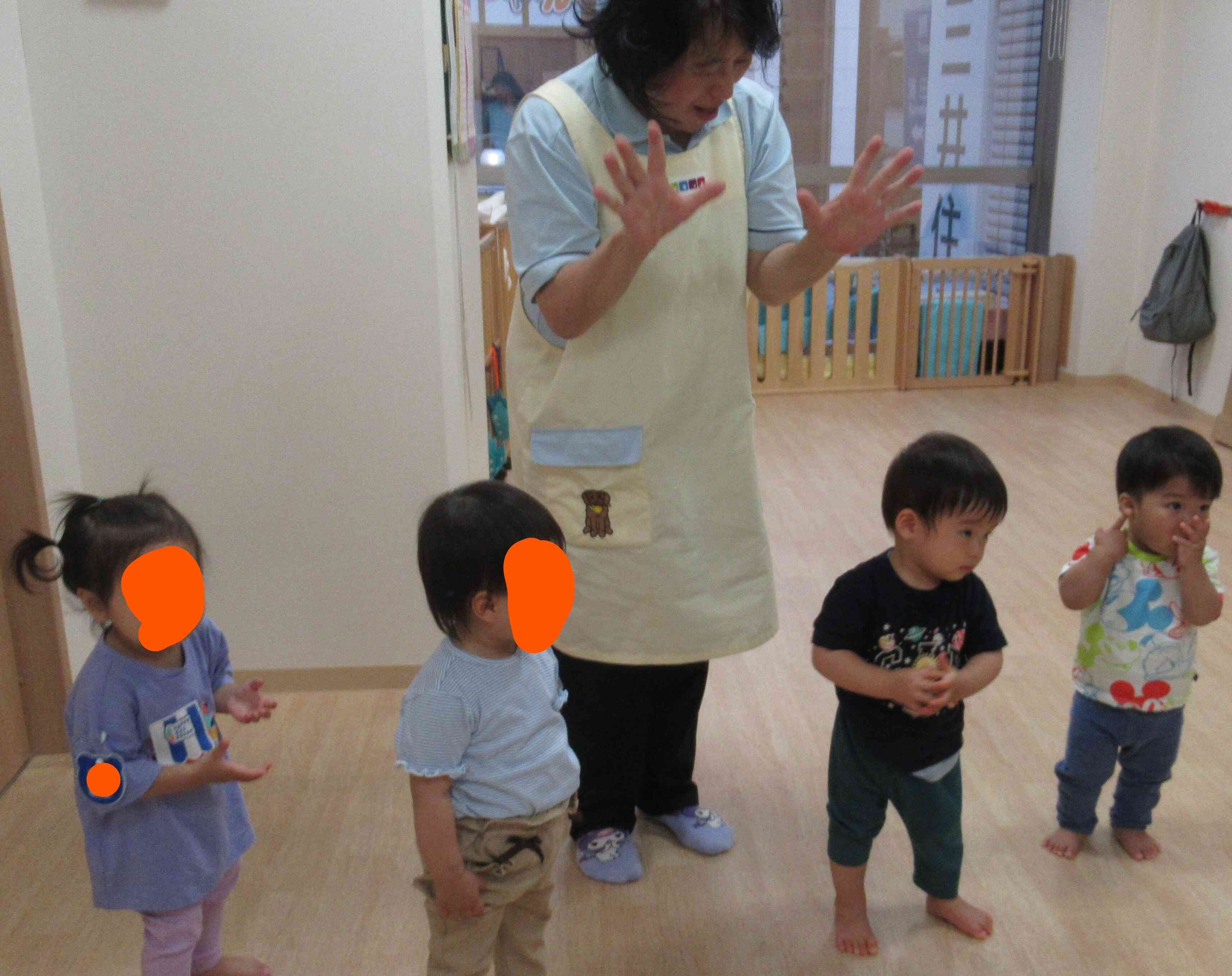 音楽に合わせてダンス