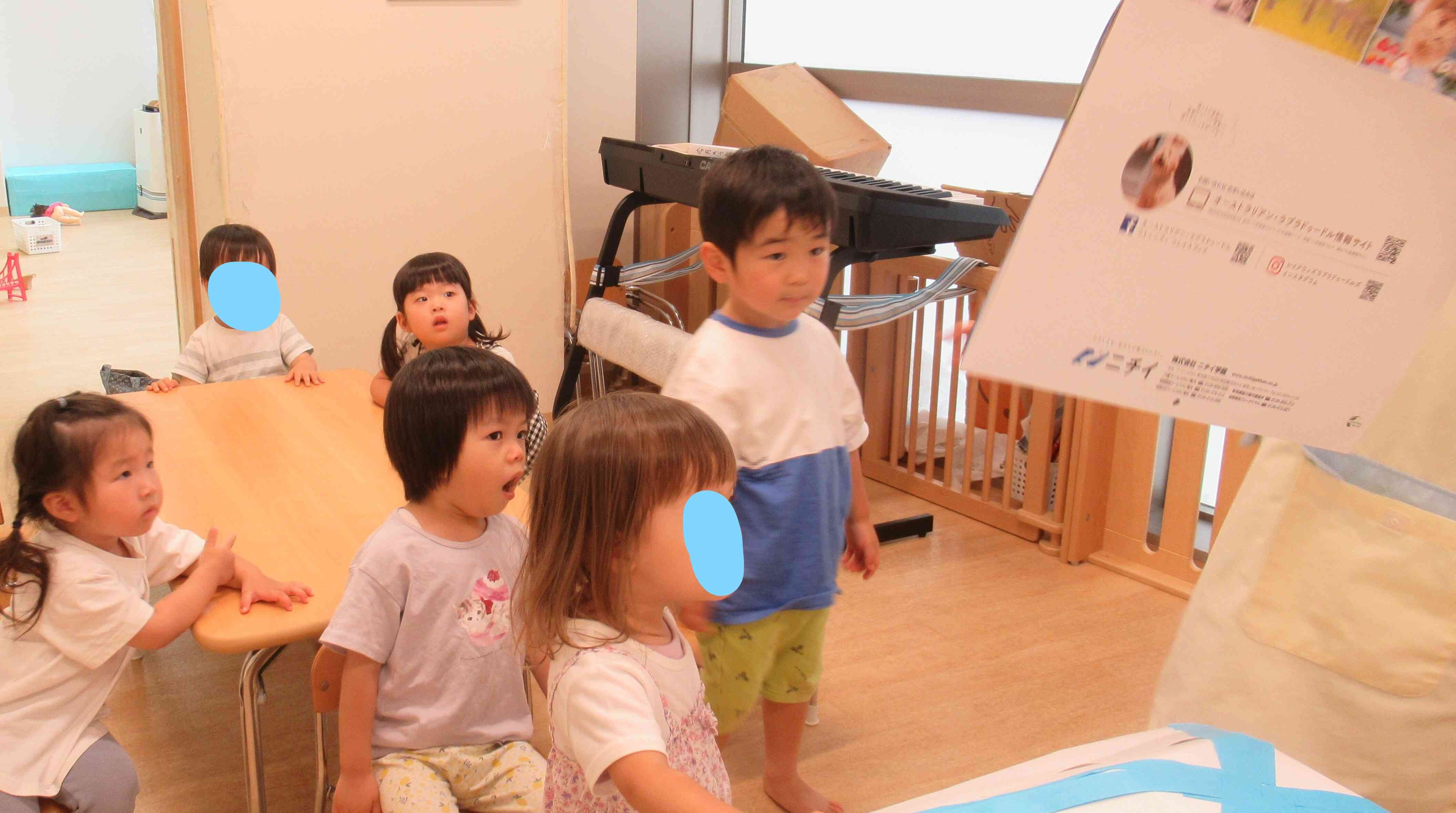 今日は夏祭りの準備をします！
