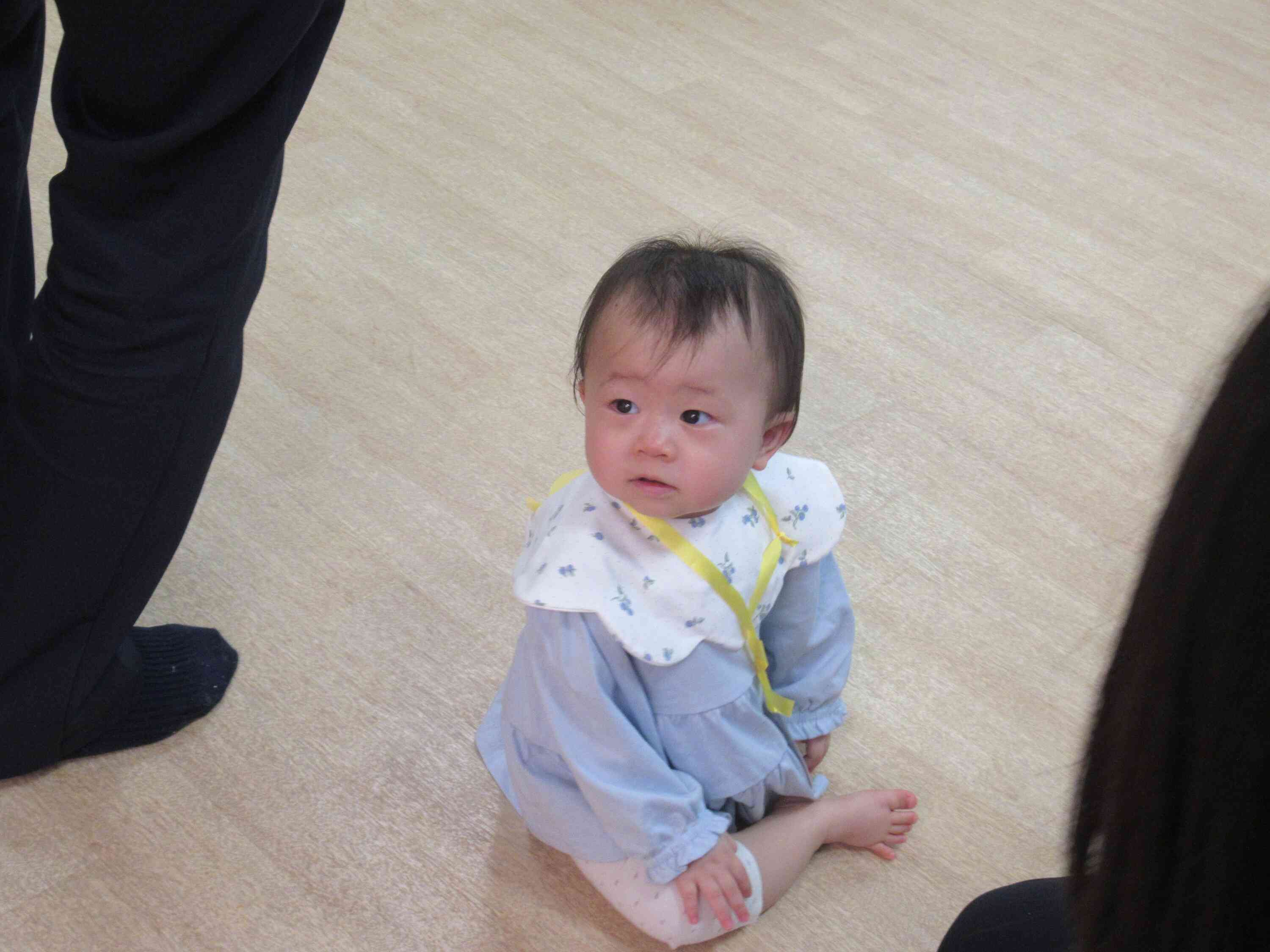 「いっぱいあそぼうね」と書かれたメダルをプレゼント♡