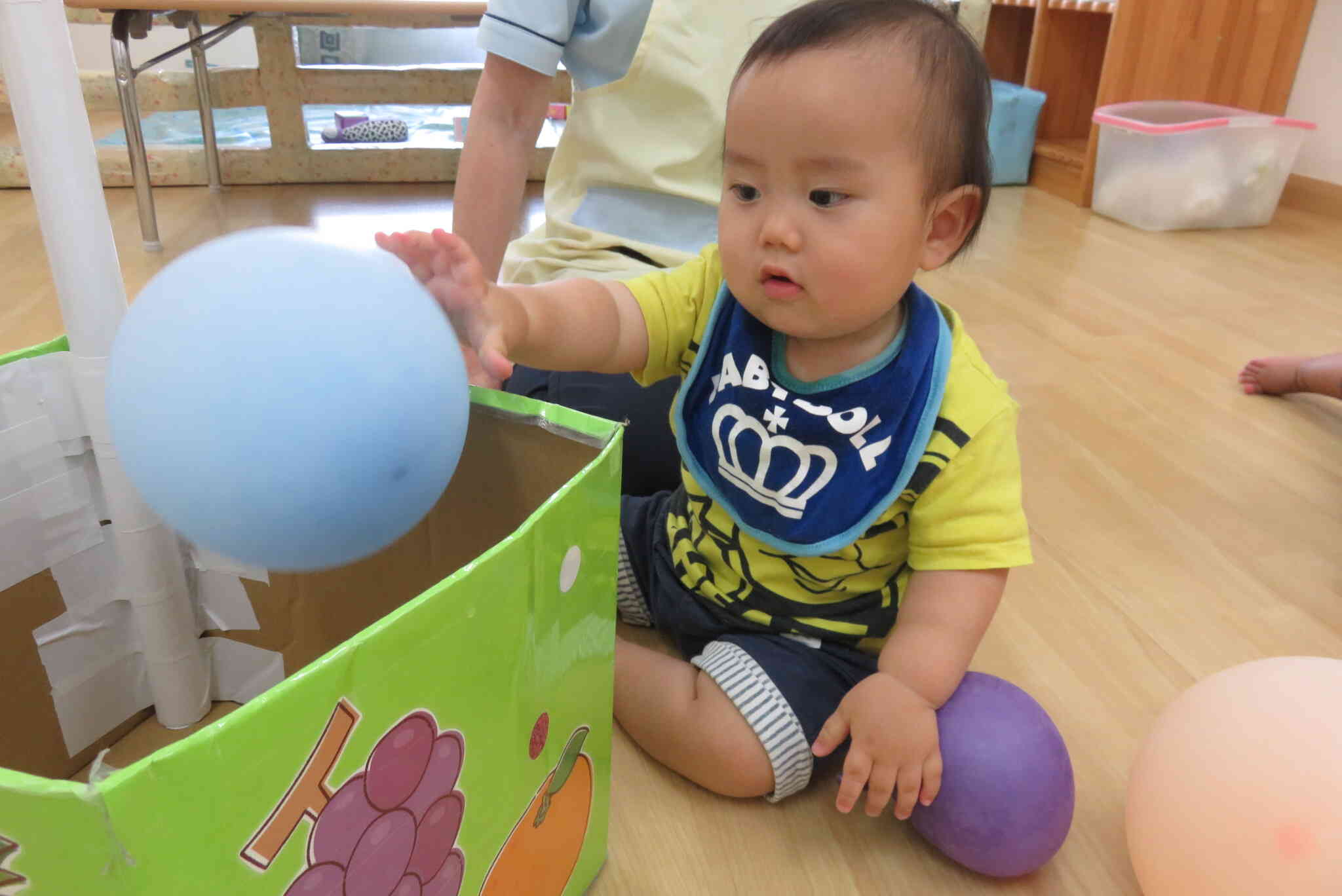 ぼくはふうせんで遊ぶよ☆