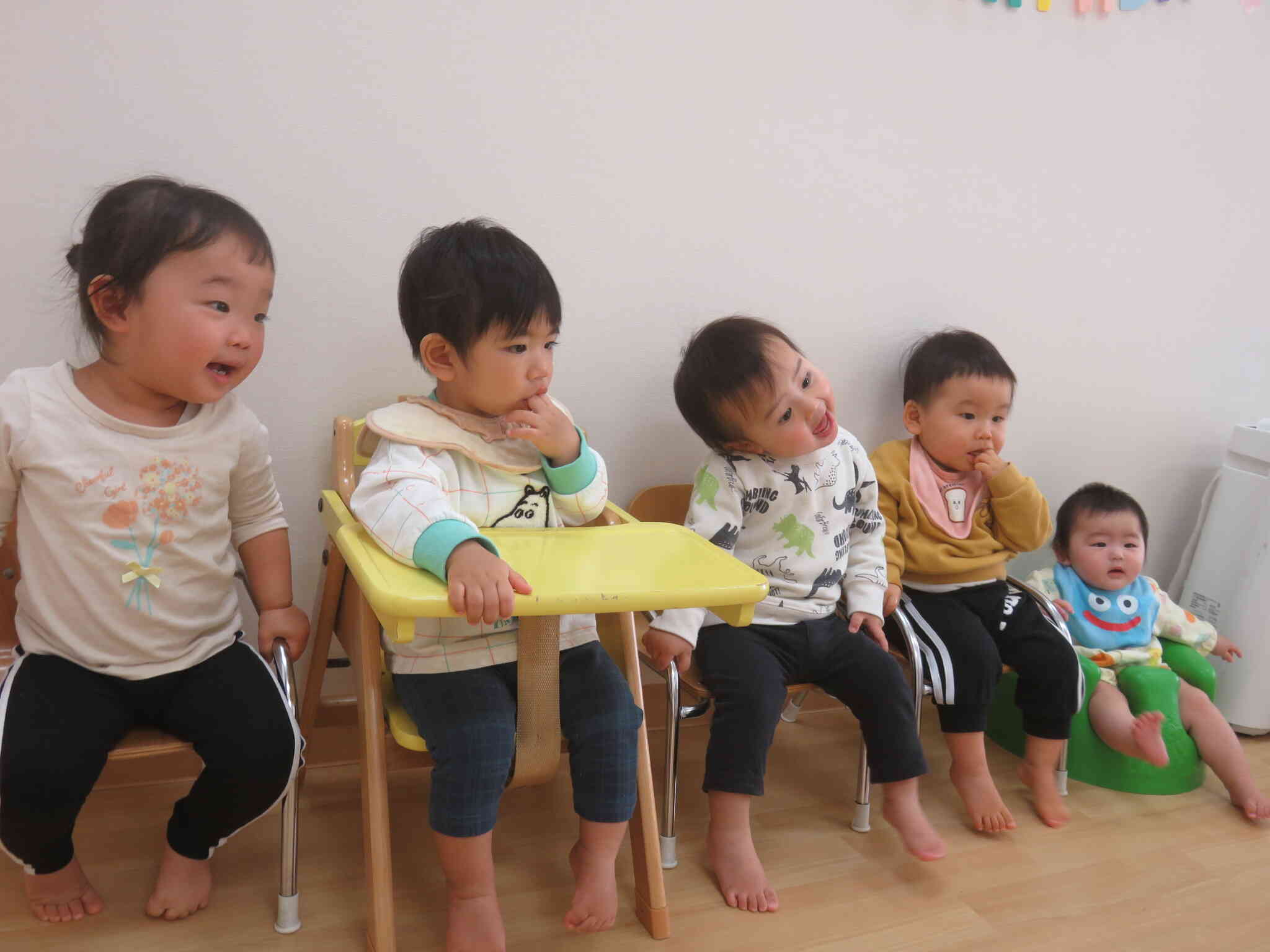 今日の日ひよこ組さん～0歳児～｜ニチイキッズ夢咲保育園｜ニチイキッズ