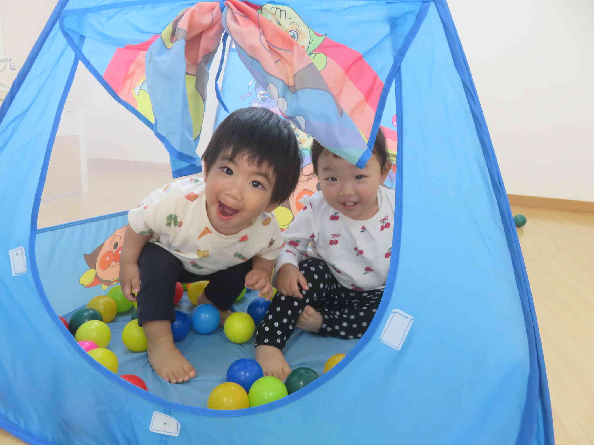 ボール遊びをしたよ☆～1歳児～