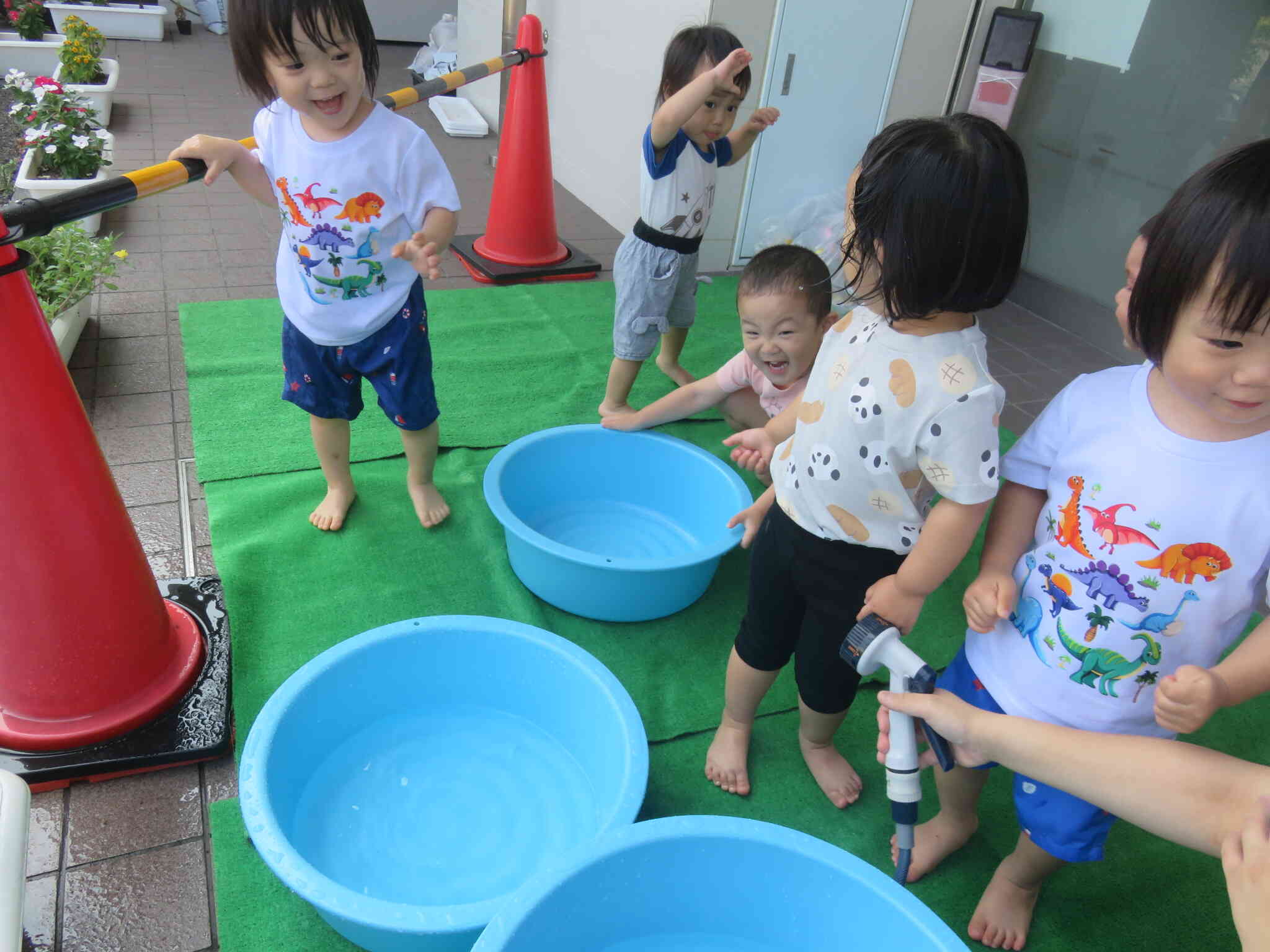 今年の水遊び開きをしました☆