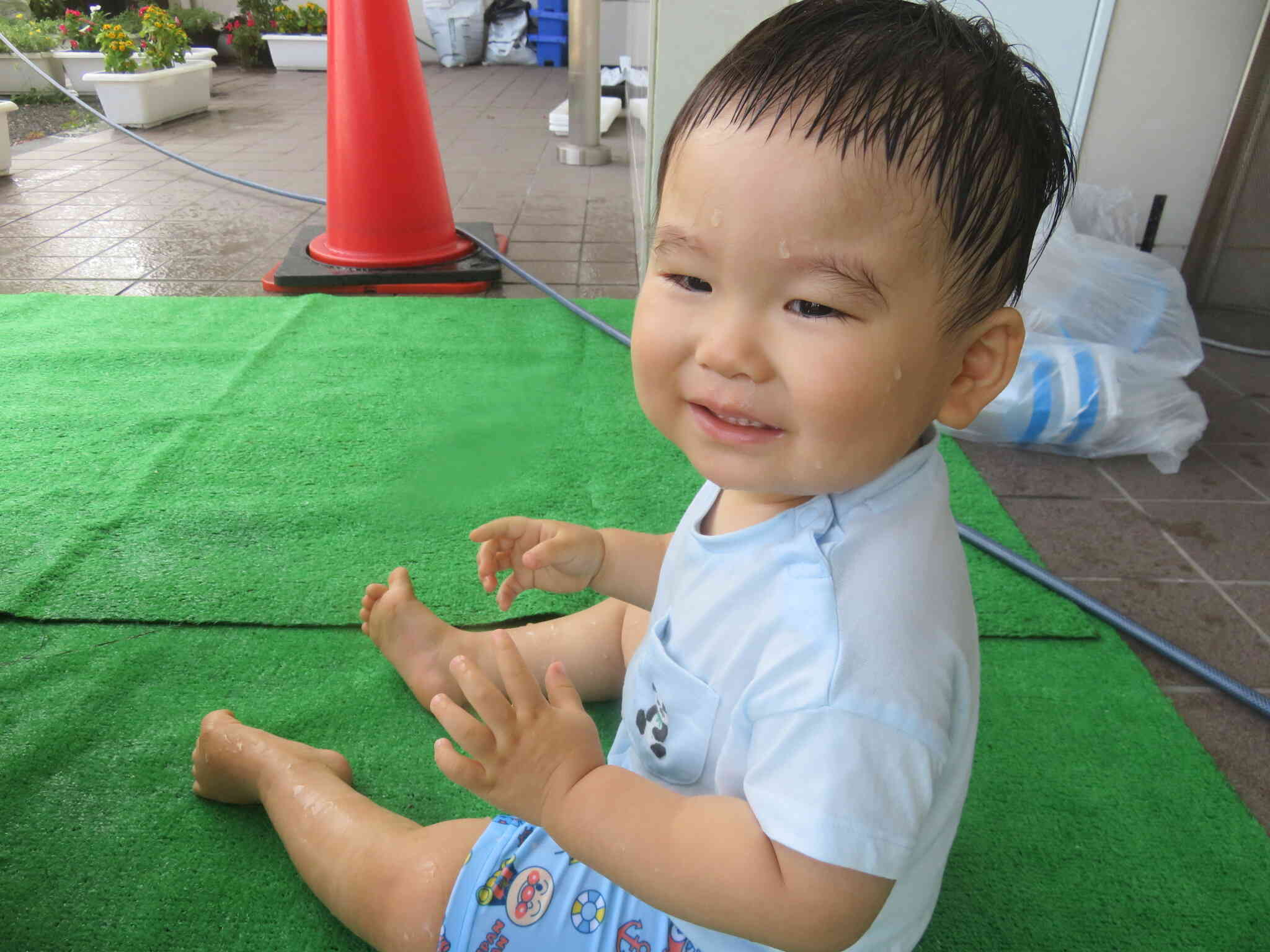 水遊び始めました‼～全クラス～