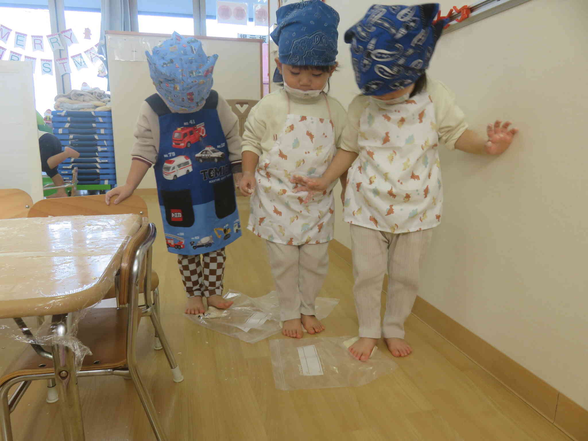 しっかり踏んで