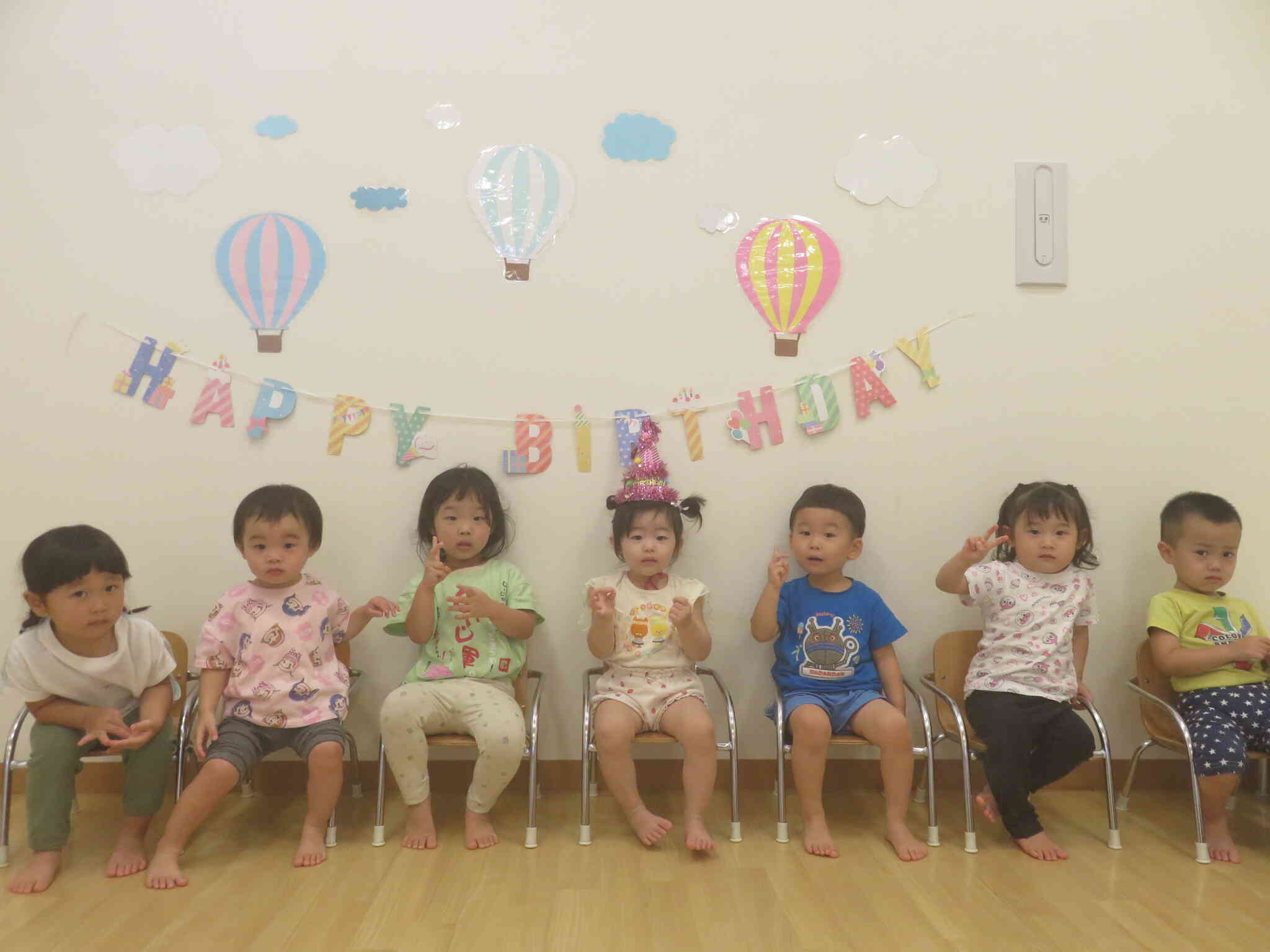 8月・9月のお誕生日会～全クラス～