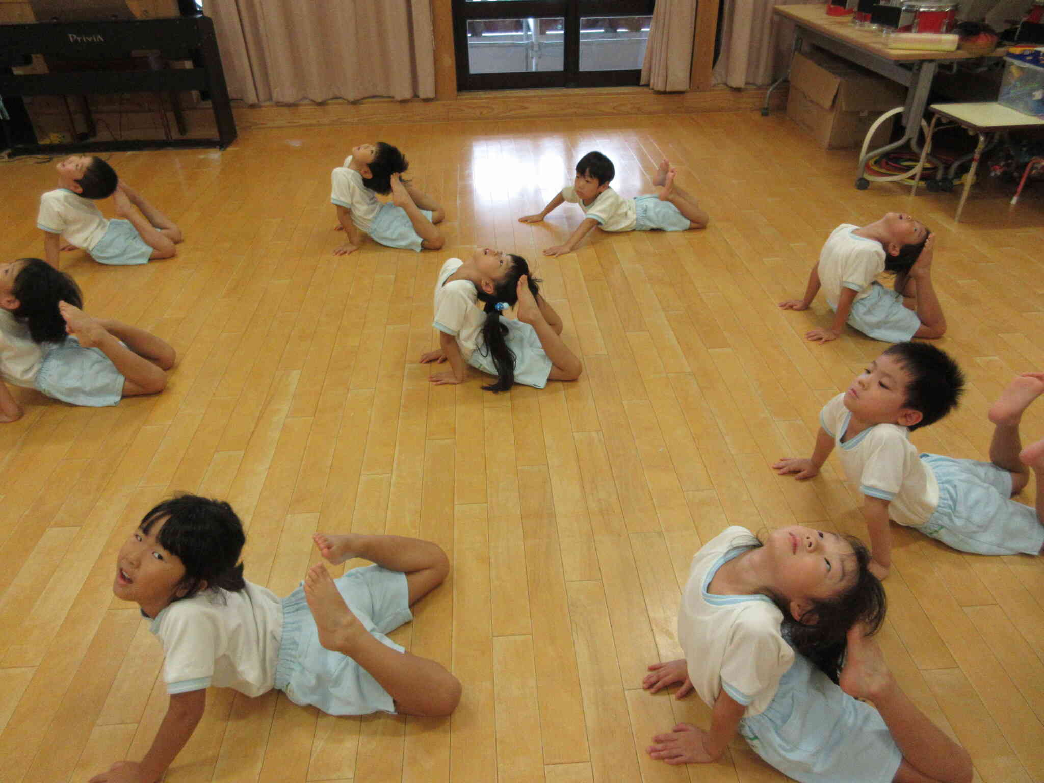 8月体操教室（4・5歳児）｜ニチイ弓庄保育所｜ニチイキッズ