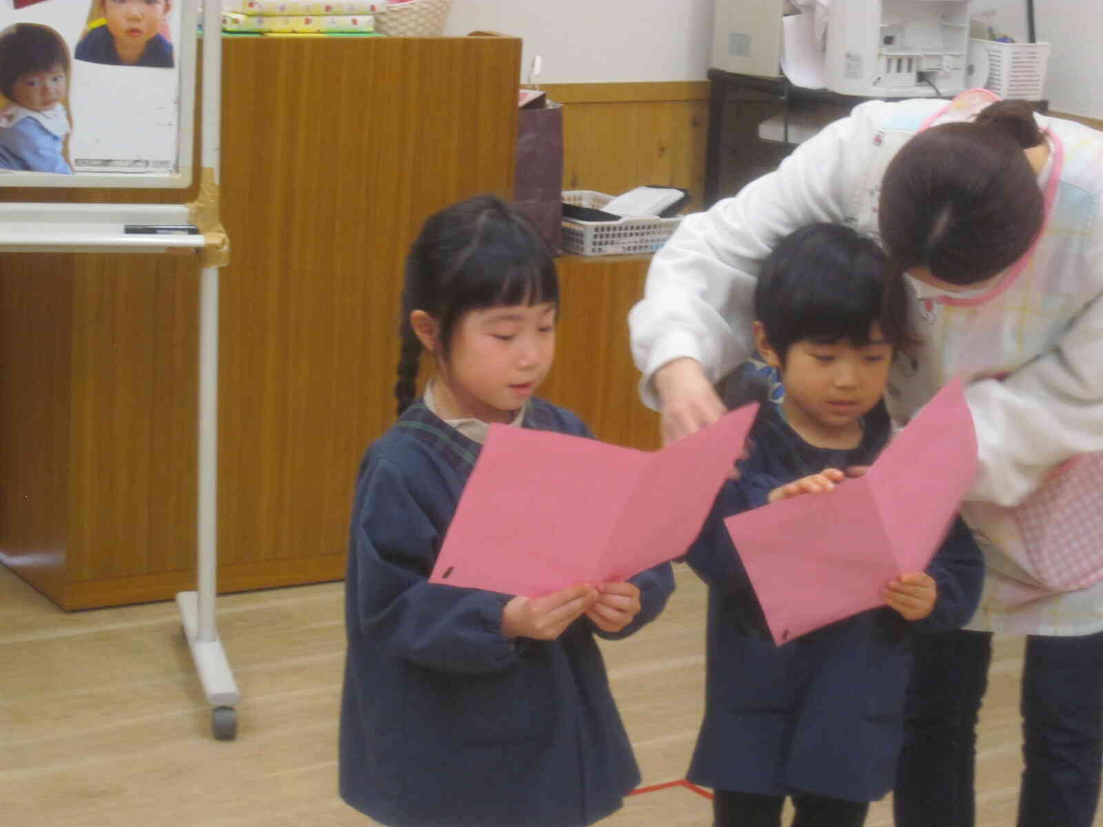 4歳児は初めての司会に挑戦！
