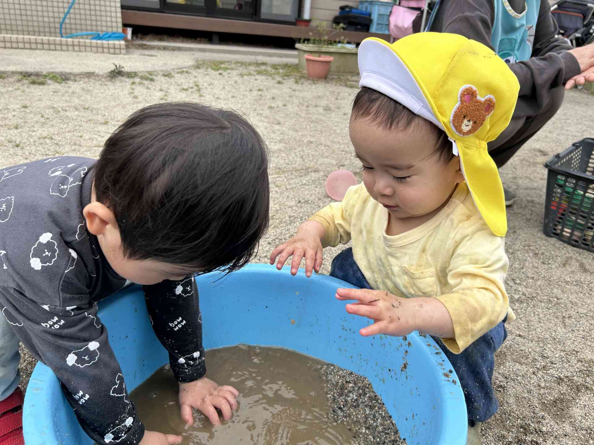 暑い日はお水をチャプチャプ