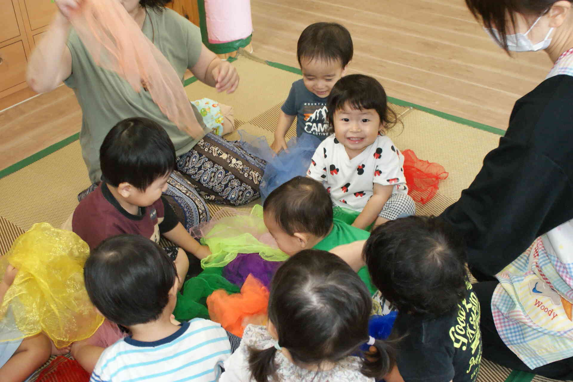 布で遊ぼう！