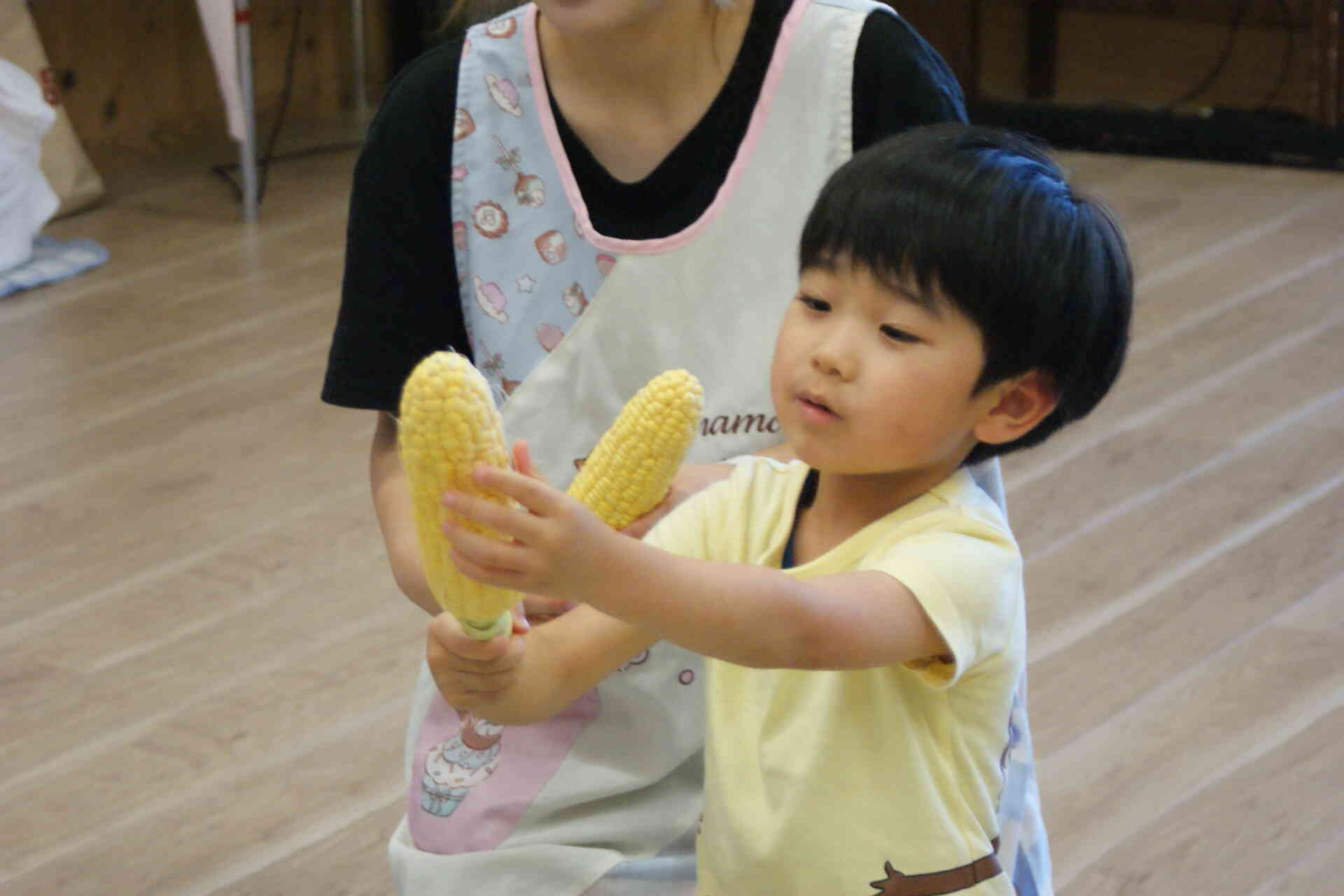 とうもろこし出て来たよ