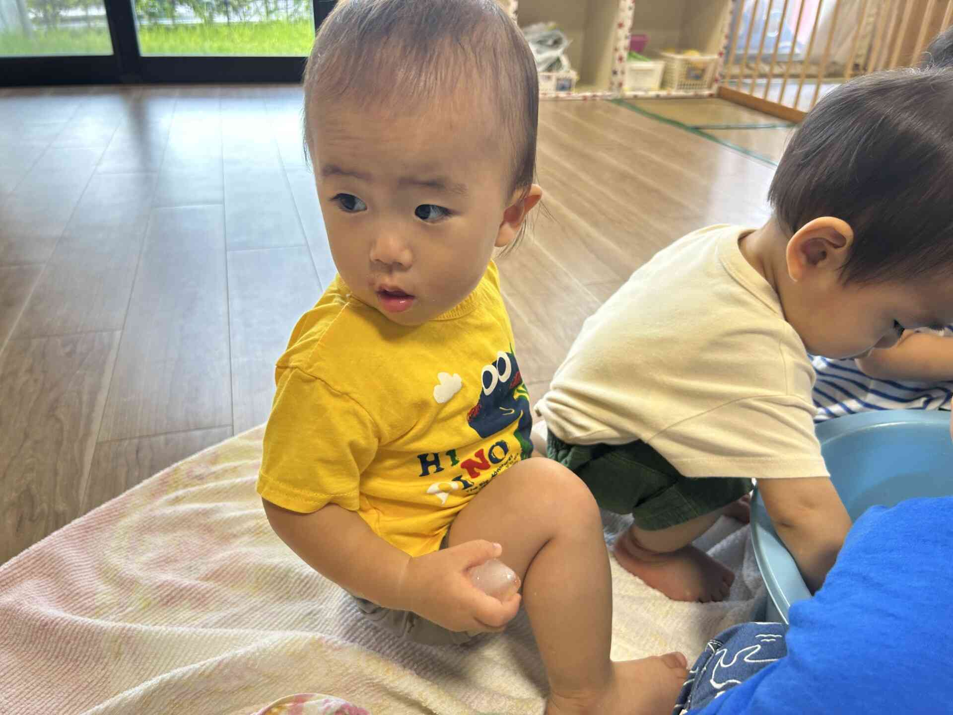 氷つかめたよ！
