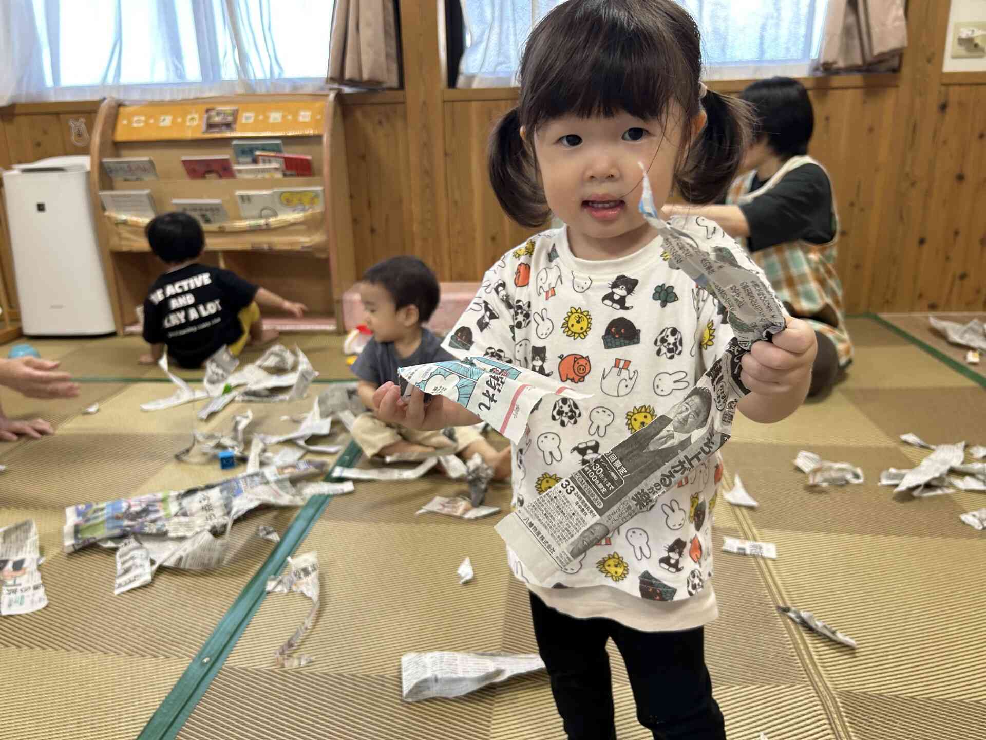 上手にちぎれた！