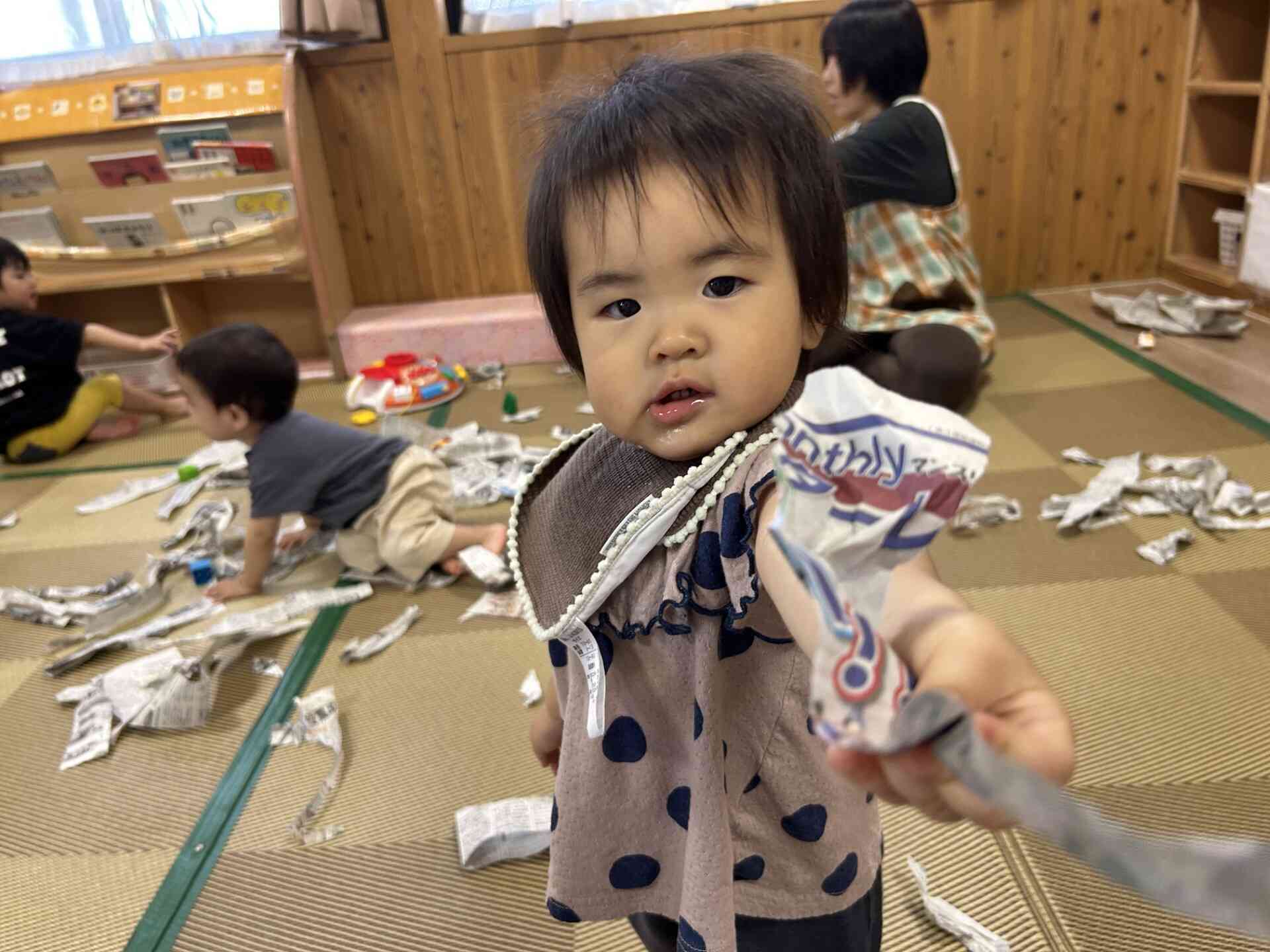 先生にも、はいどうぞ～♪