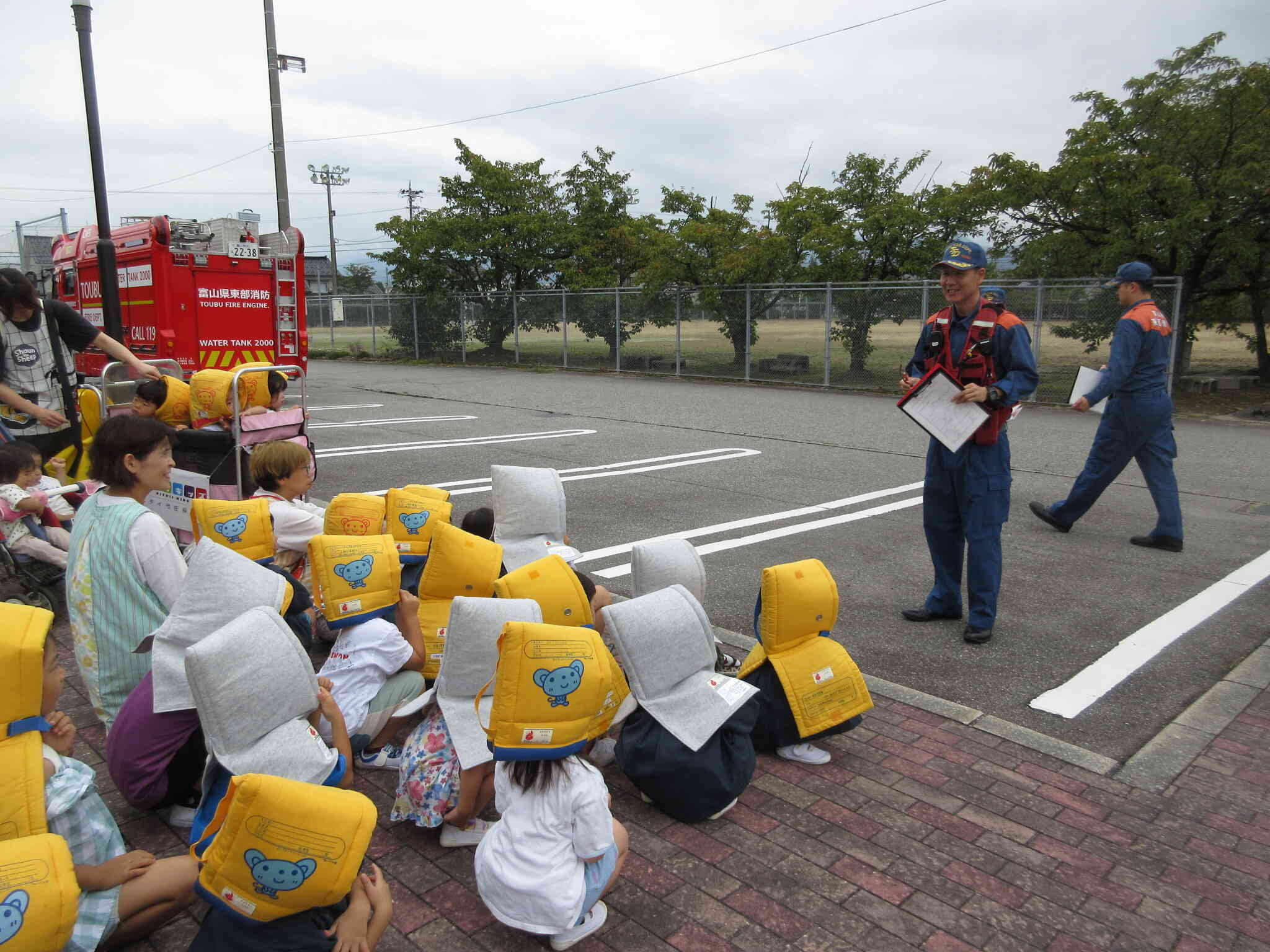 消防署指導避難訓練