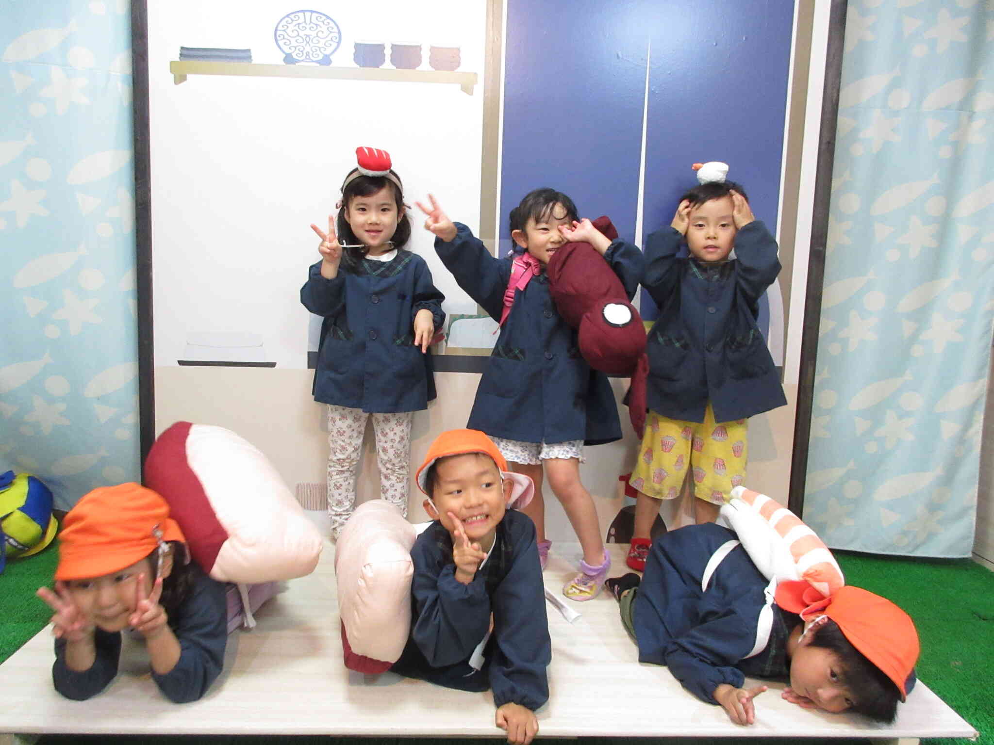 「おすしたべて～」