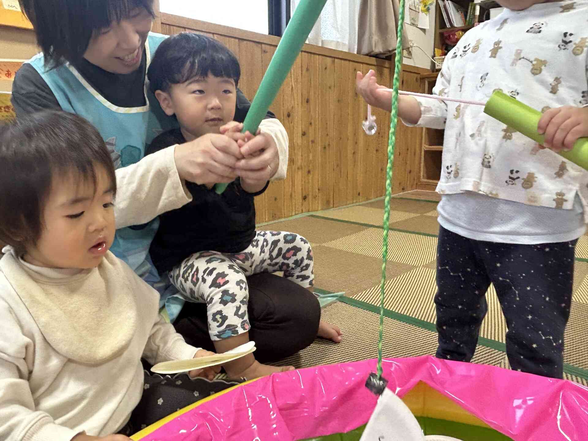 先生と一緒にそーっと…