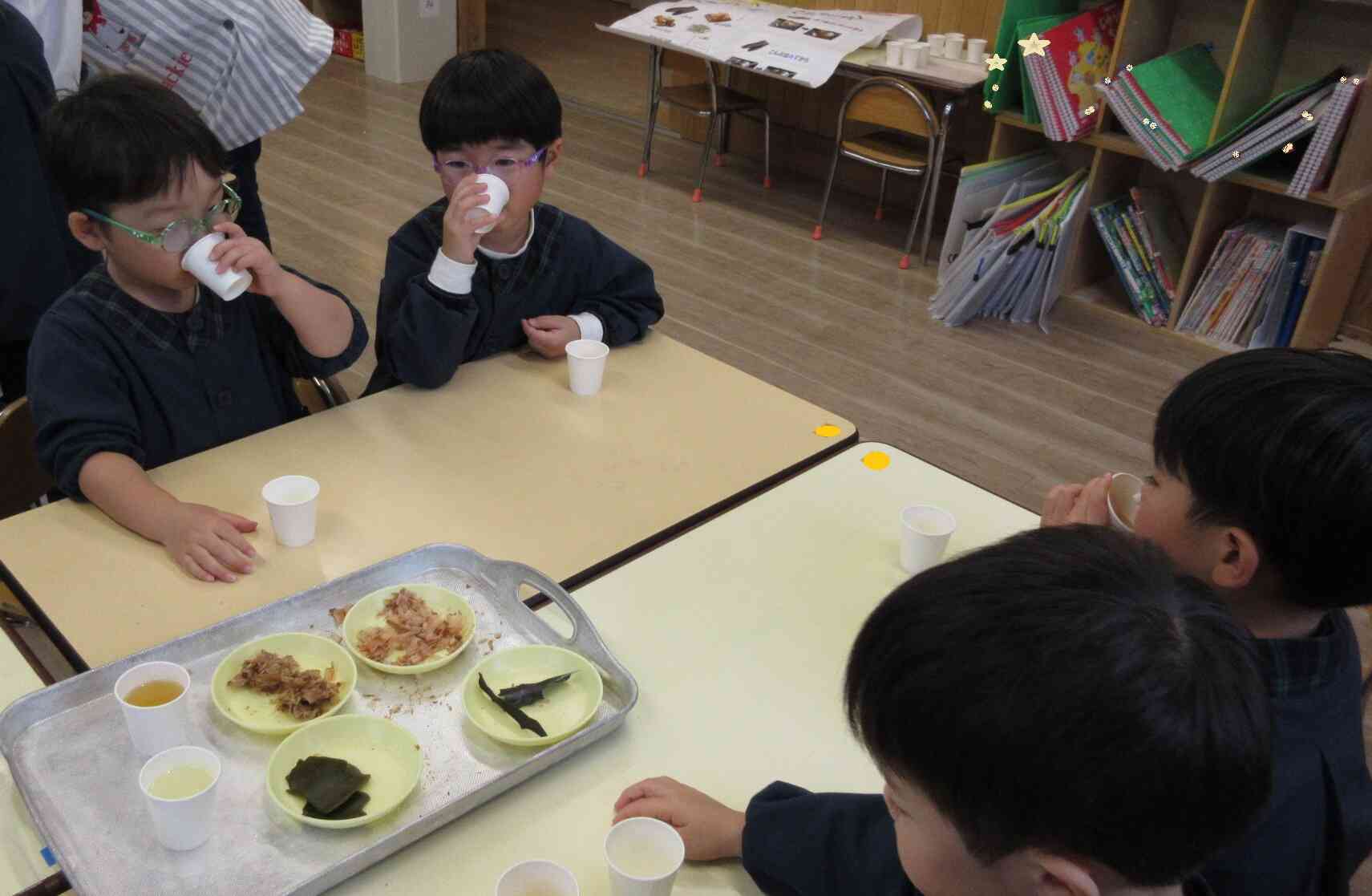 味噌汁の飲み比べをしたよ