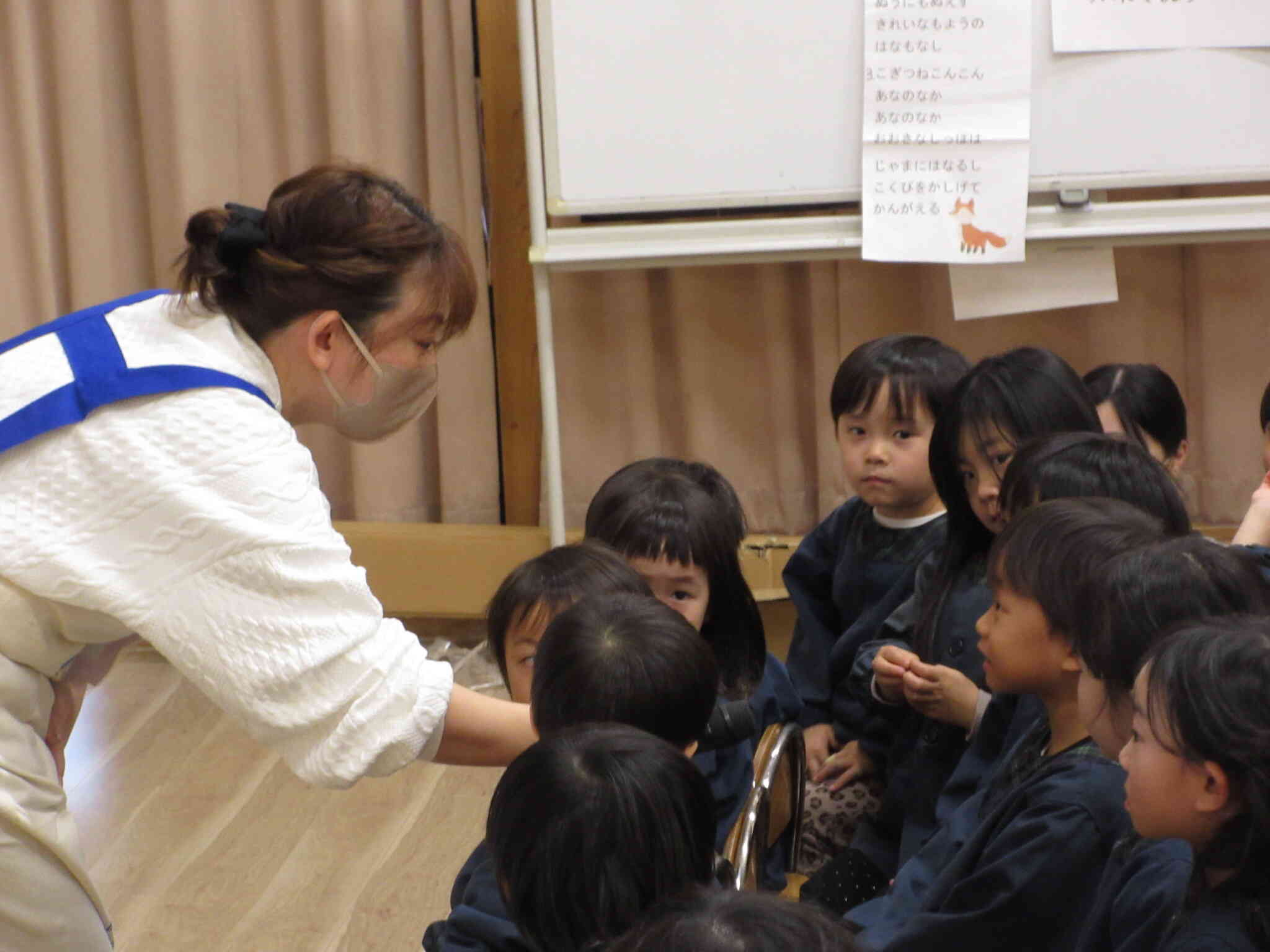 質問にも答えました