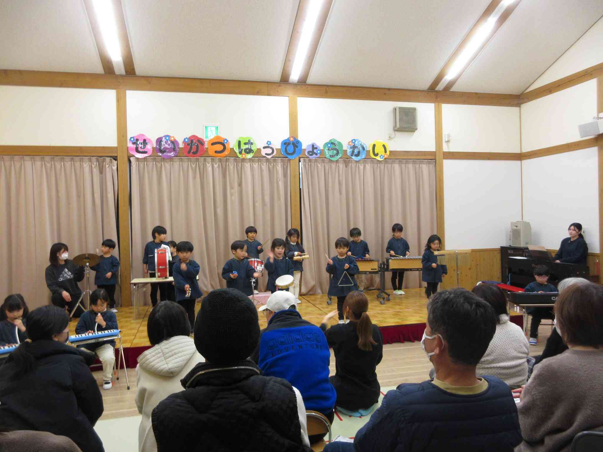 合奏『さんぽ』たくさんの拍手をありがとうございました!