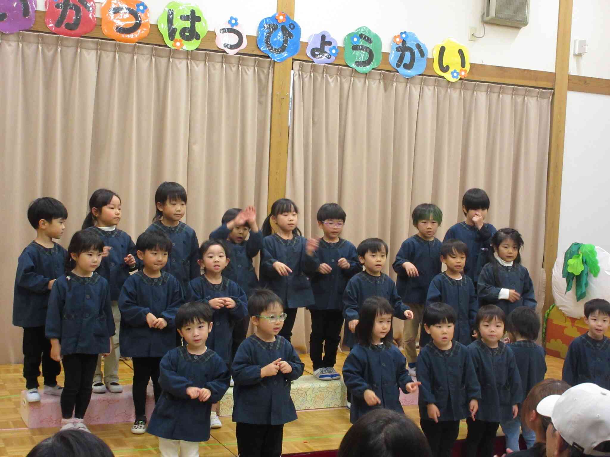 少し緊張気味かな!?がんばるよ~