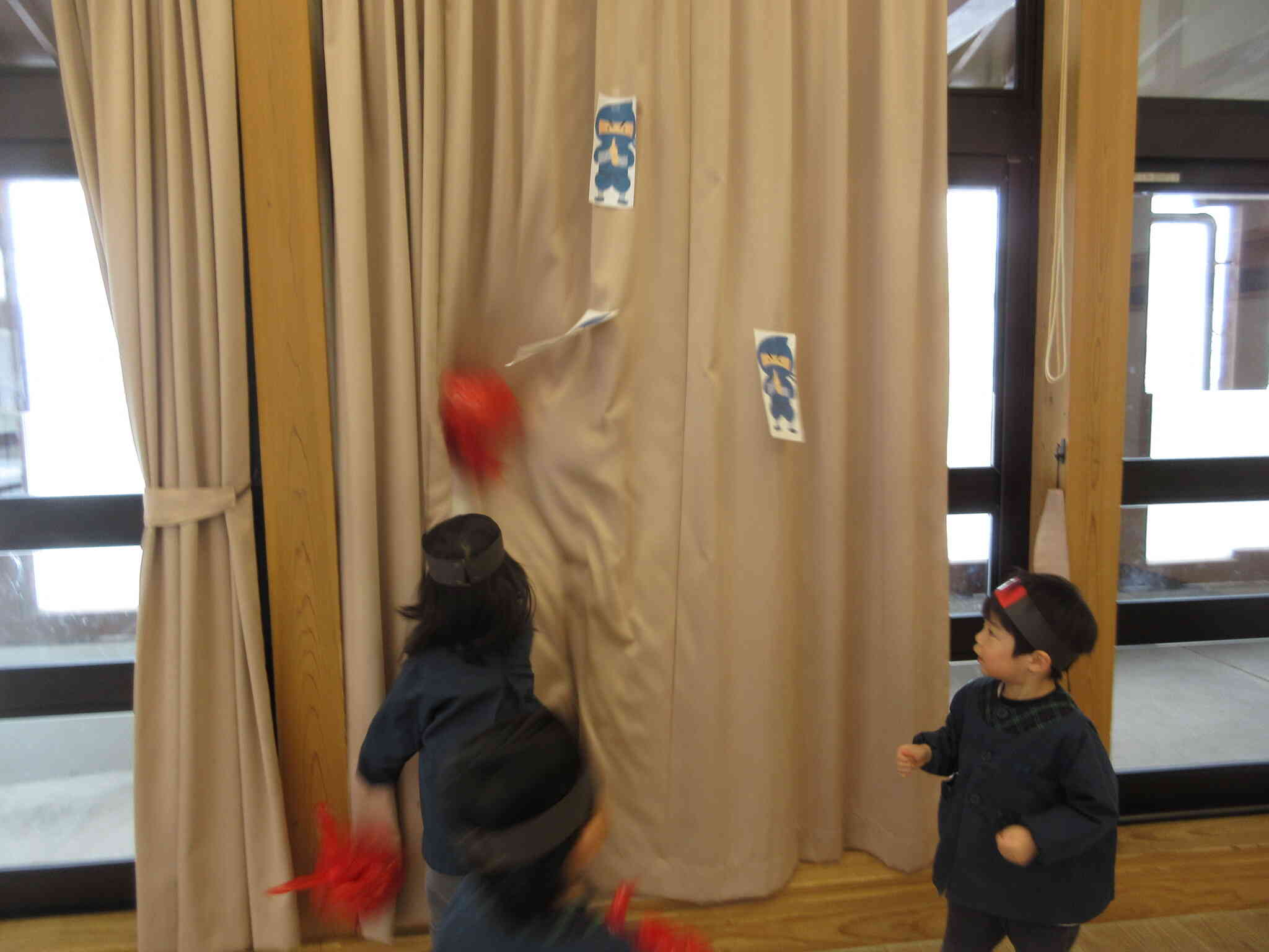 忍たまを投げて落とすよ